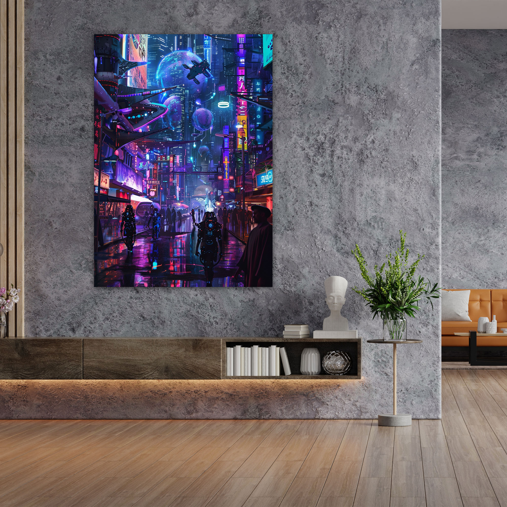 Futurism Art Style Wall Art - Futurism, Wall Art, Home Decoration, Canvas