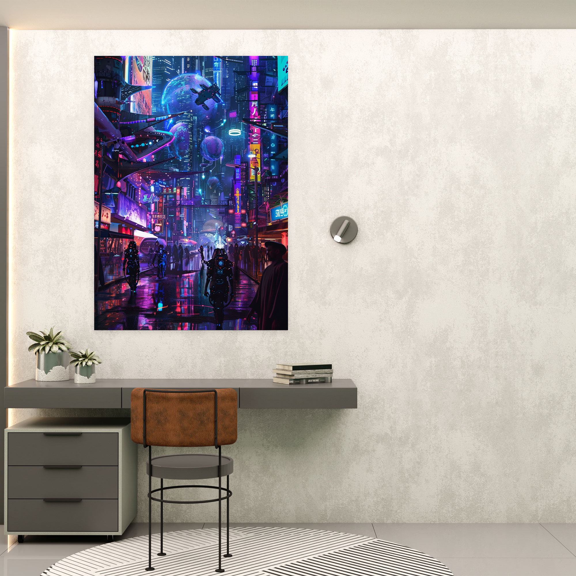 Futurism Art Style Wall Art - Futurism, Wall Art, Home Decoration, Canvas