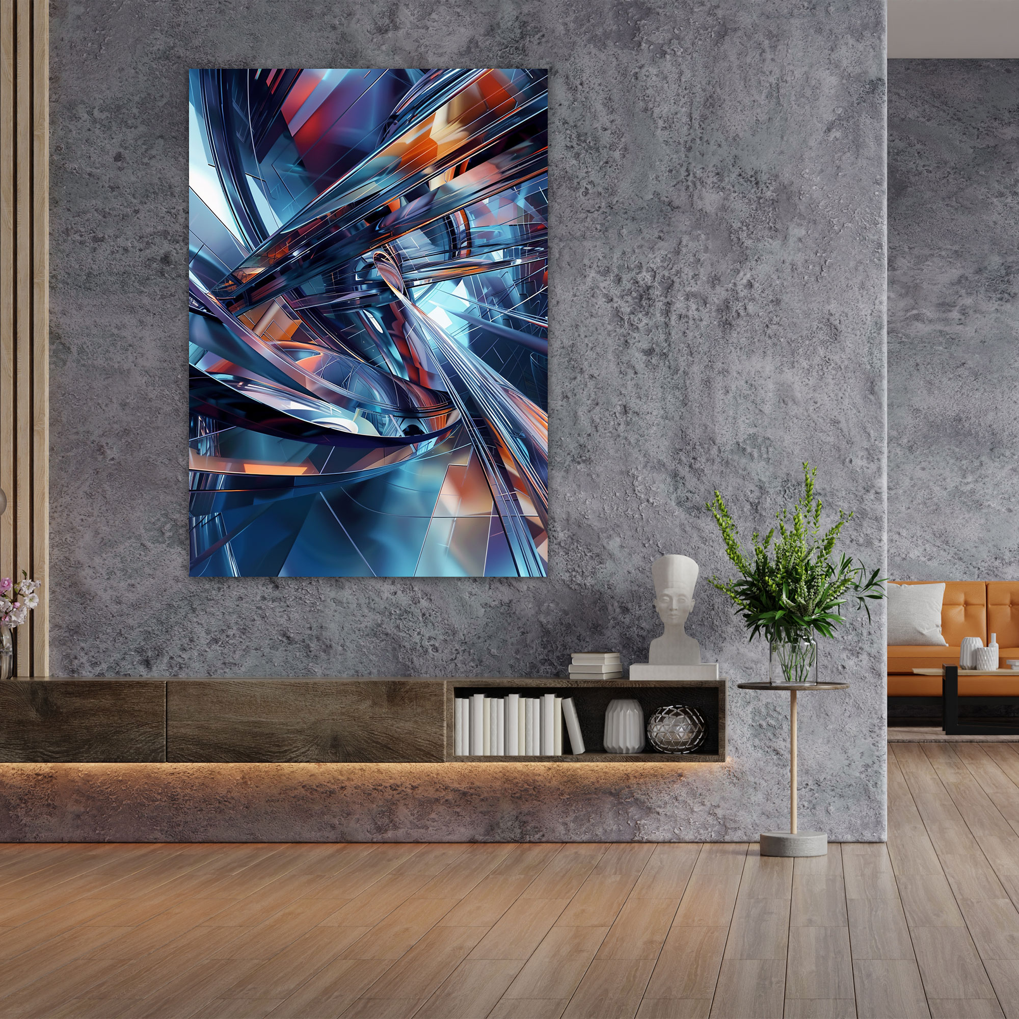 Futurism Art Style Canvas Print - Futurism, Canvas Print, Home Decoration, Futurism Art Style