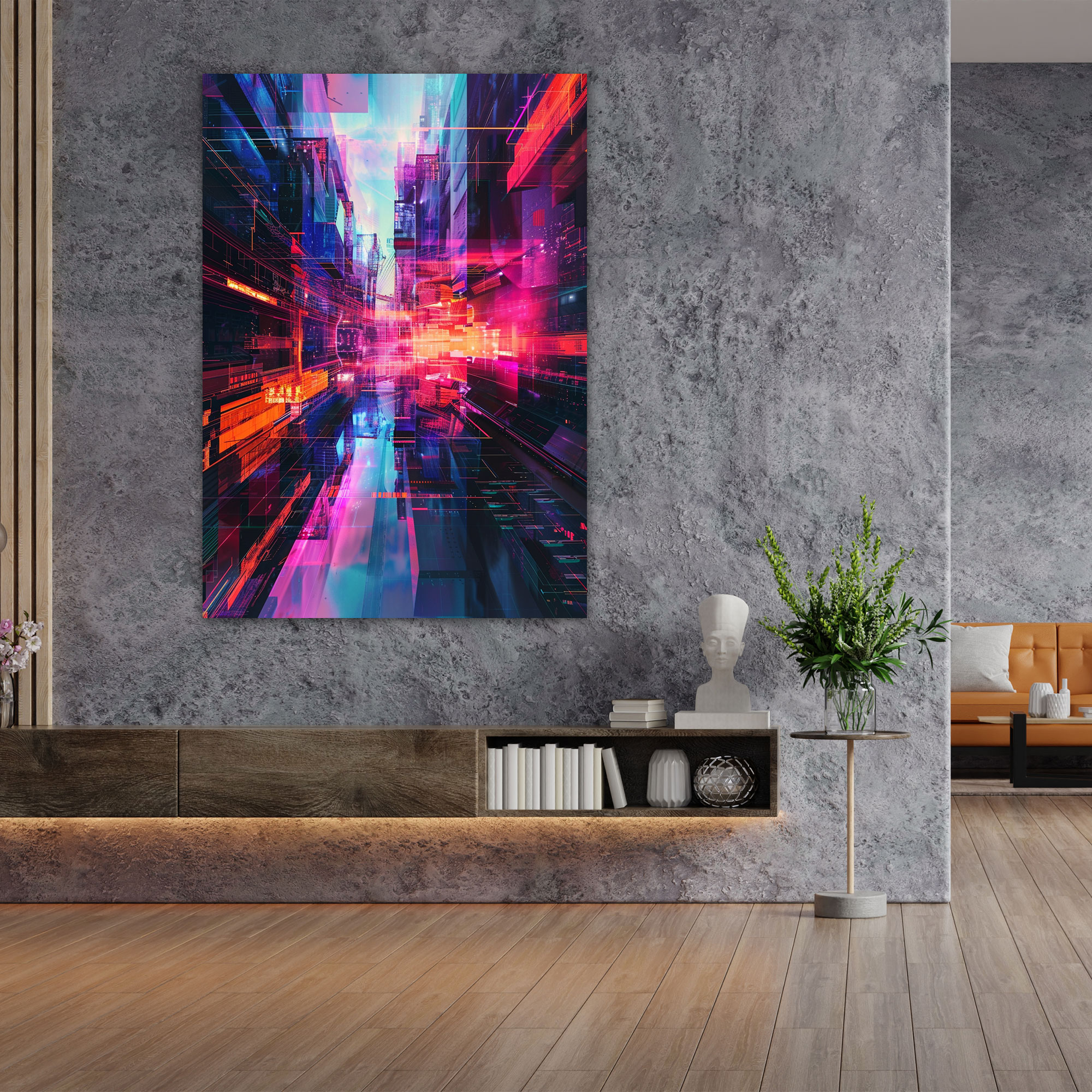 Futurism Art Style Canvas Print - Futurism, Canvas, Wall Art, Futurism Art Style