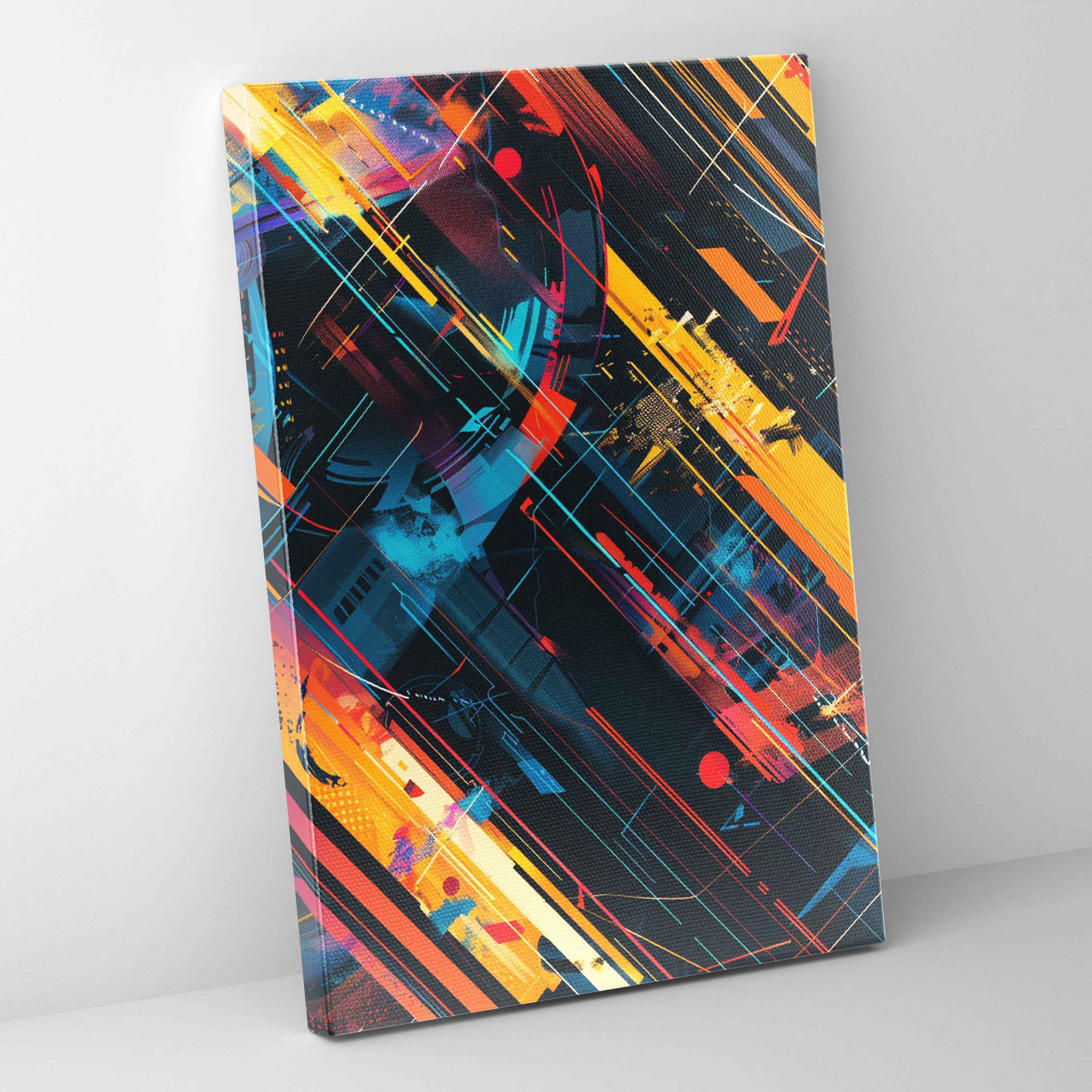 Futurism Art Style Wall Decoration - Futurism, Wall Decoration, Futurism Art Style, Canvas Print