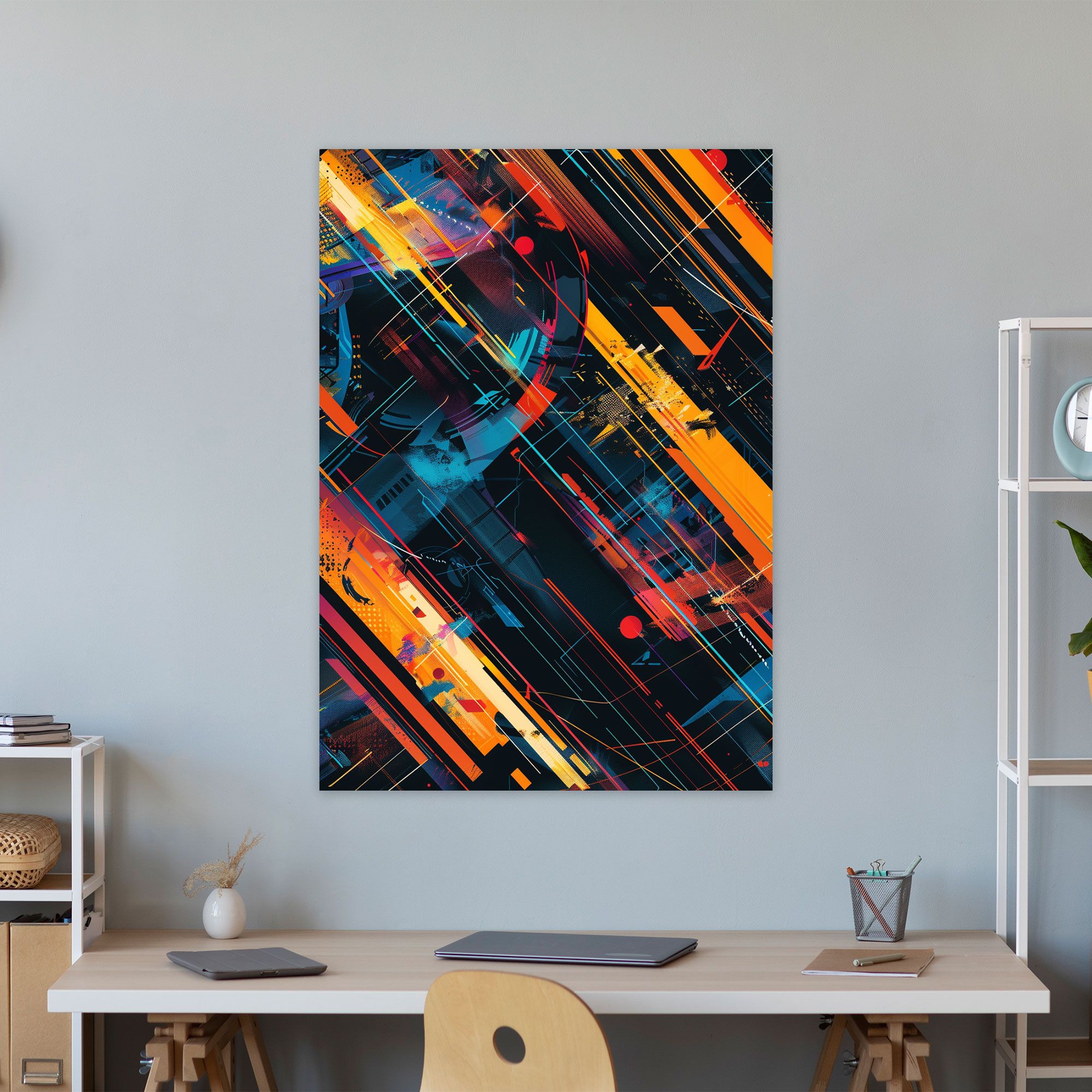 Futurism Art Style Wall Decoration - Futurism, Wall Decoration, Futurism Art Style, Canvas Print