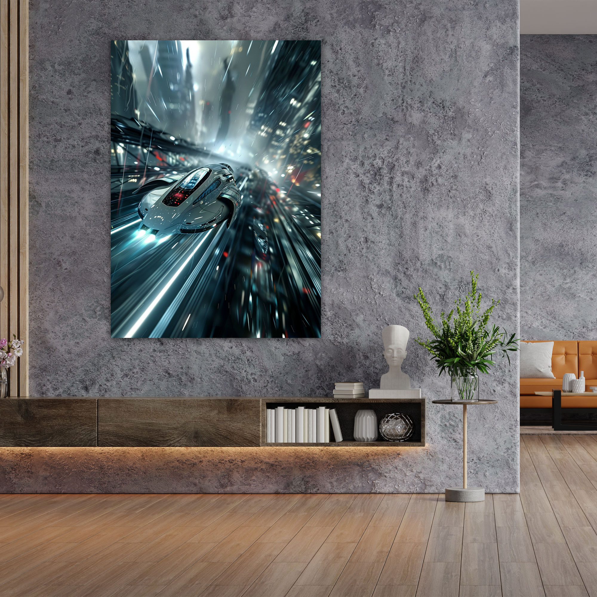 Futurism Art Style Canvas Print - Futurism, Home Decoration, Canvas Print, Wall Decoration