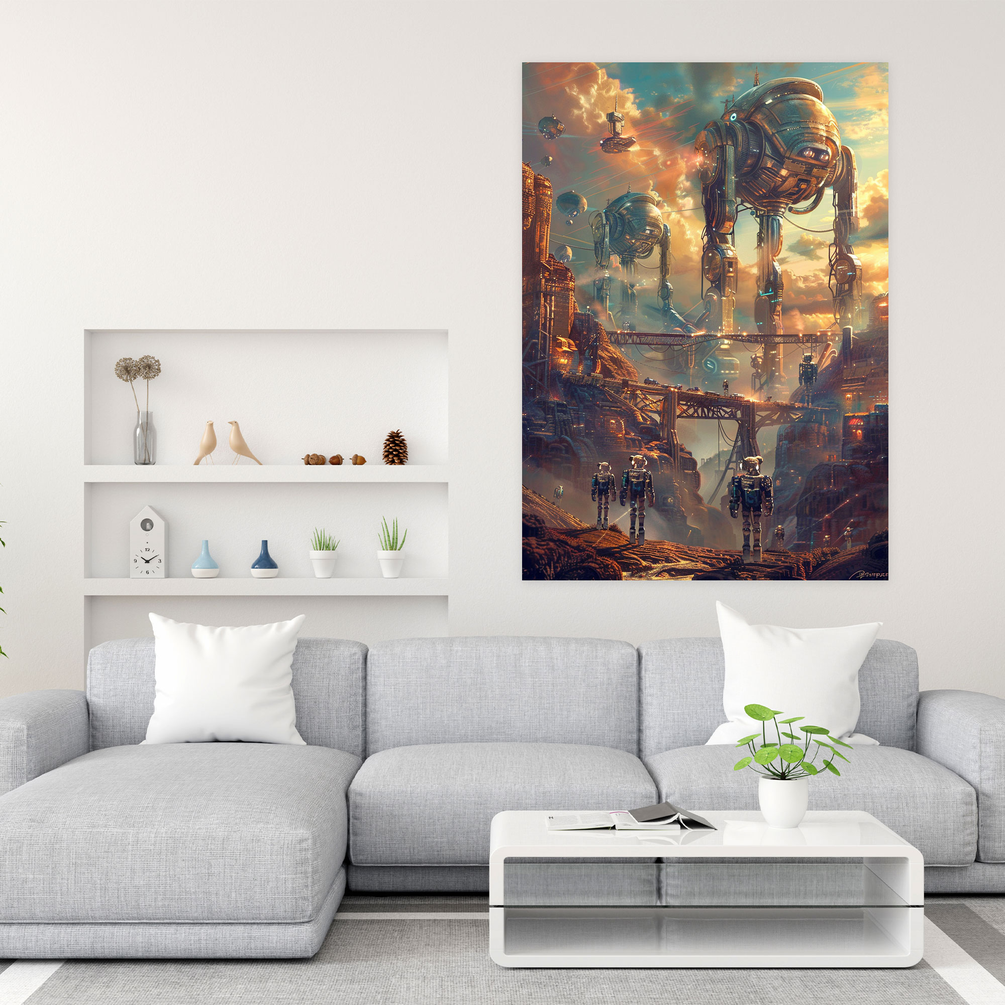 Futurism Art Style Wall Art - Futurism, Wall Art, Home Decoration, Canvas Wall Art
