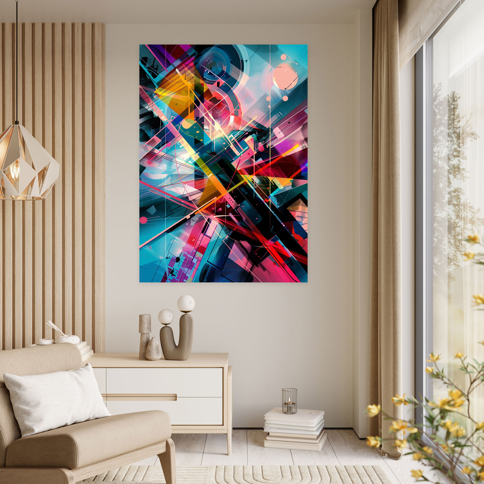 Futurism Art Style Wall Art - Futurism, Canvas, Wall Decoration, Wall Art