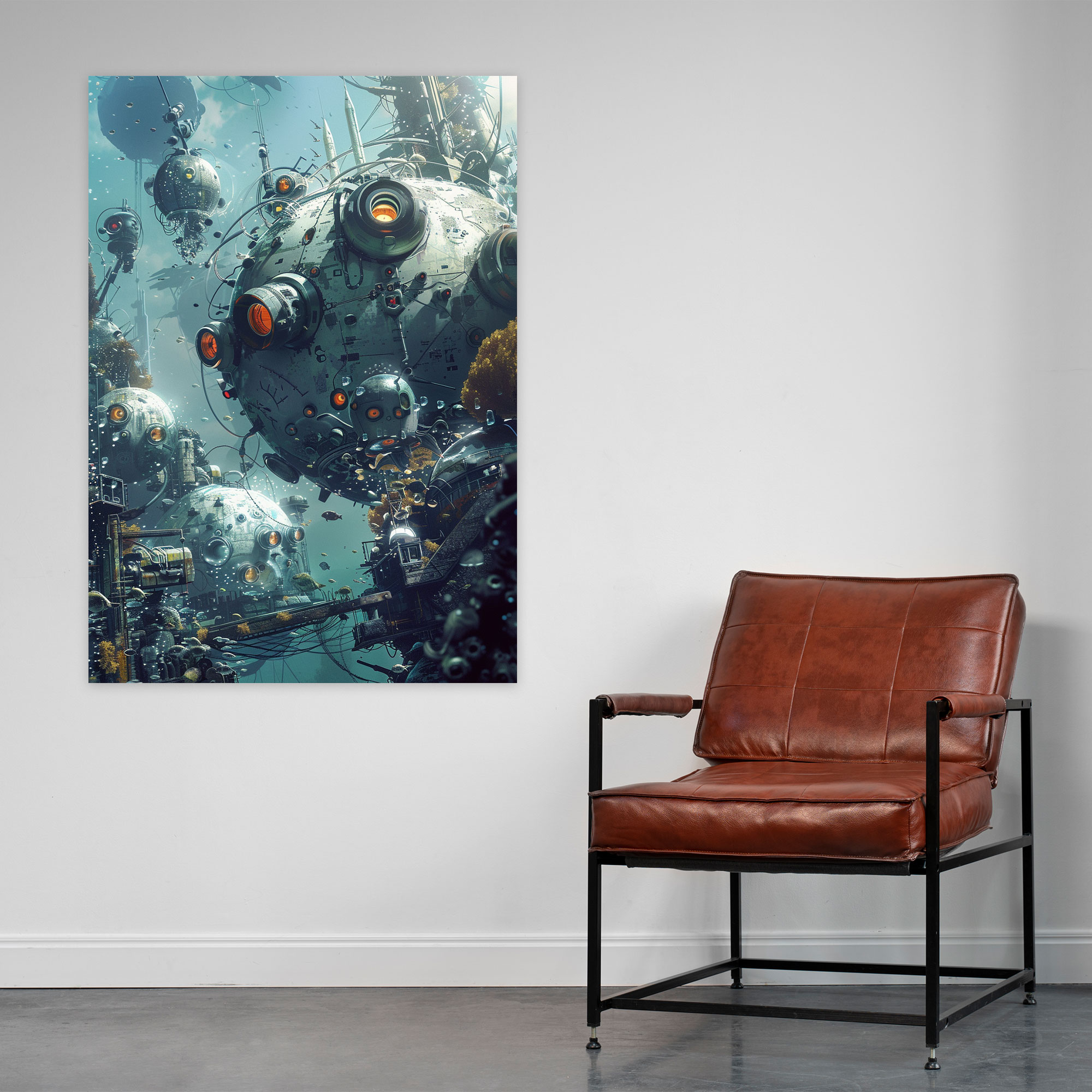 Futurism Art Style Canvas Print - Futurism, Wall Decoration, Canvas Print, Home Decoration