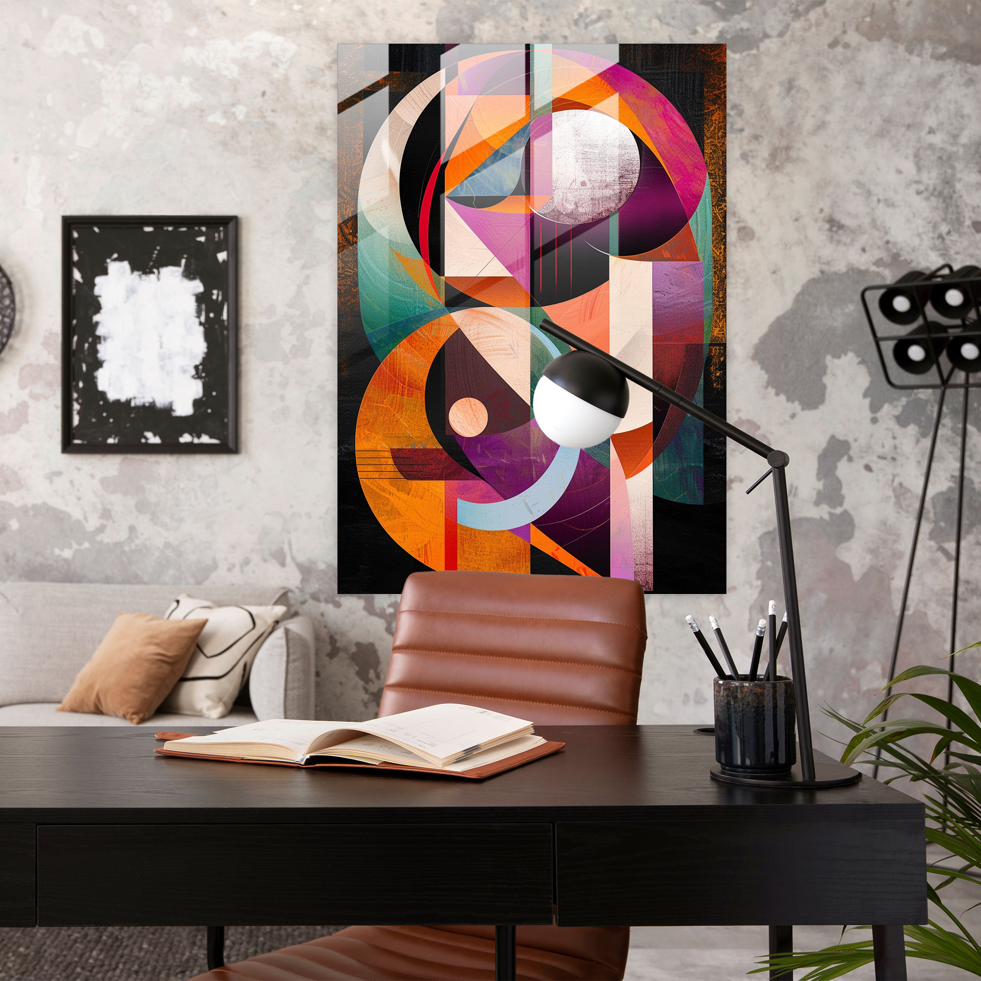 Futurism Art Style Glass Print - Futurism, Wall Decoration, Glass Art, Futurism Art Style