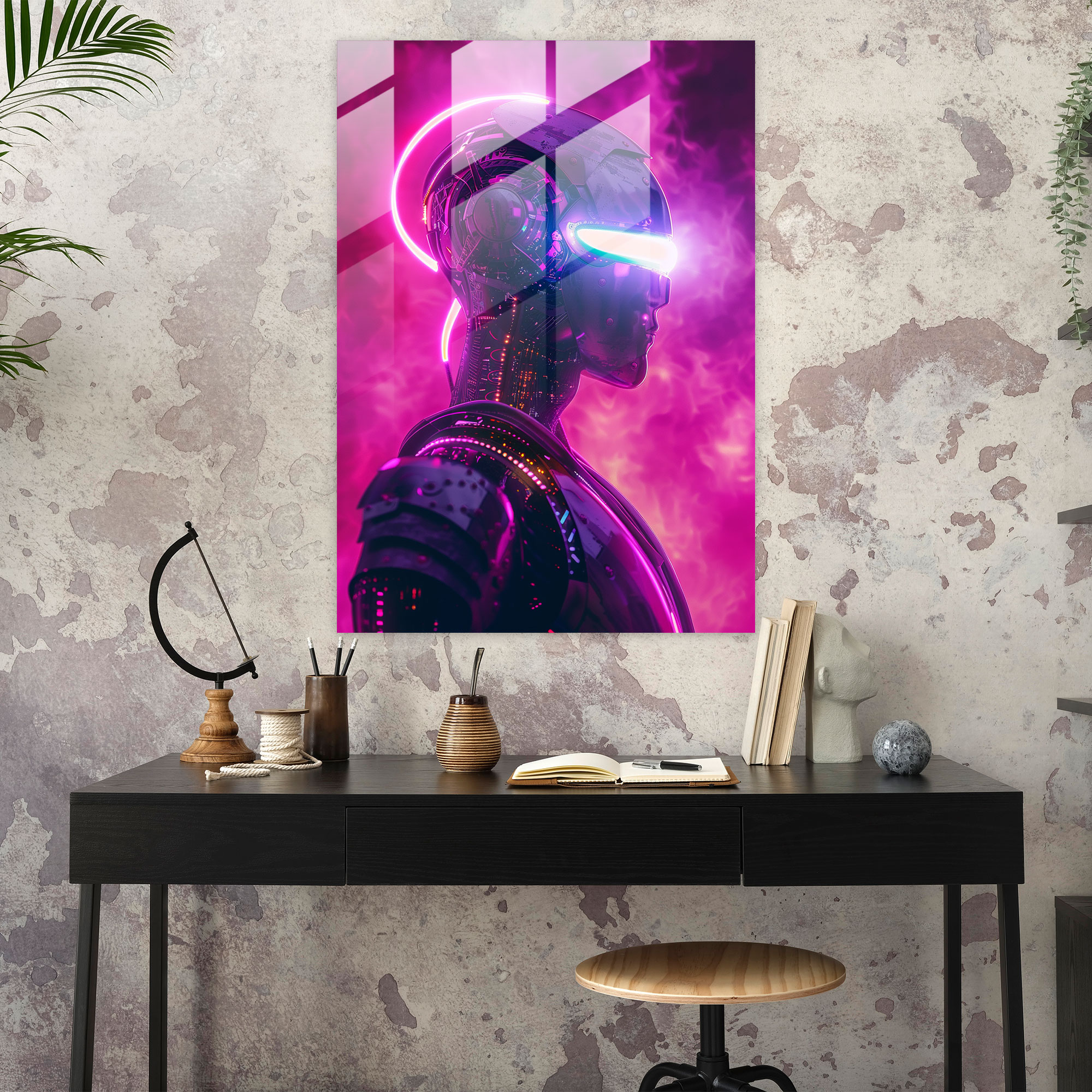 Futurism Art Style Home Decoration - Futurism, Wall Decoration, Glass Wall Art, Glass Art