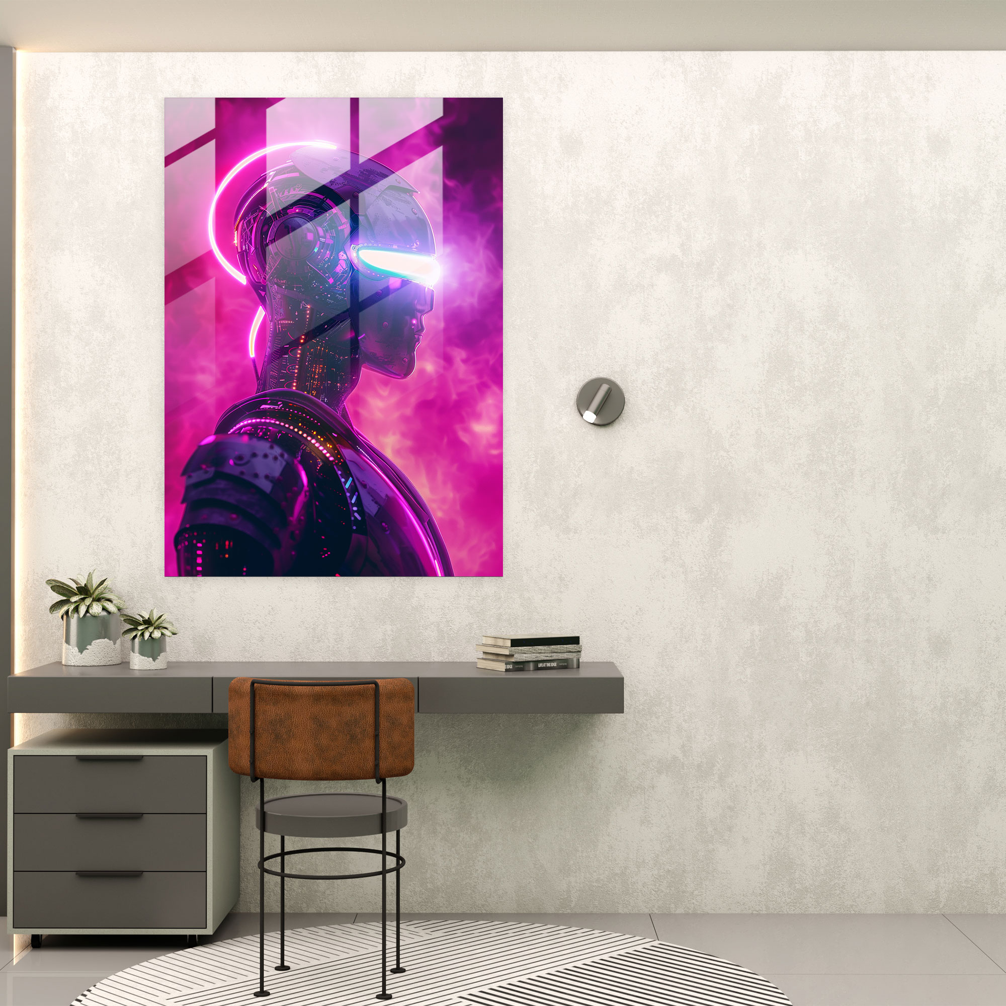 Futurism Art Style Home Decoration - Futurism, Wall Decoration, Glass Wall Art, Glass Art