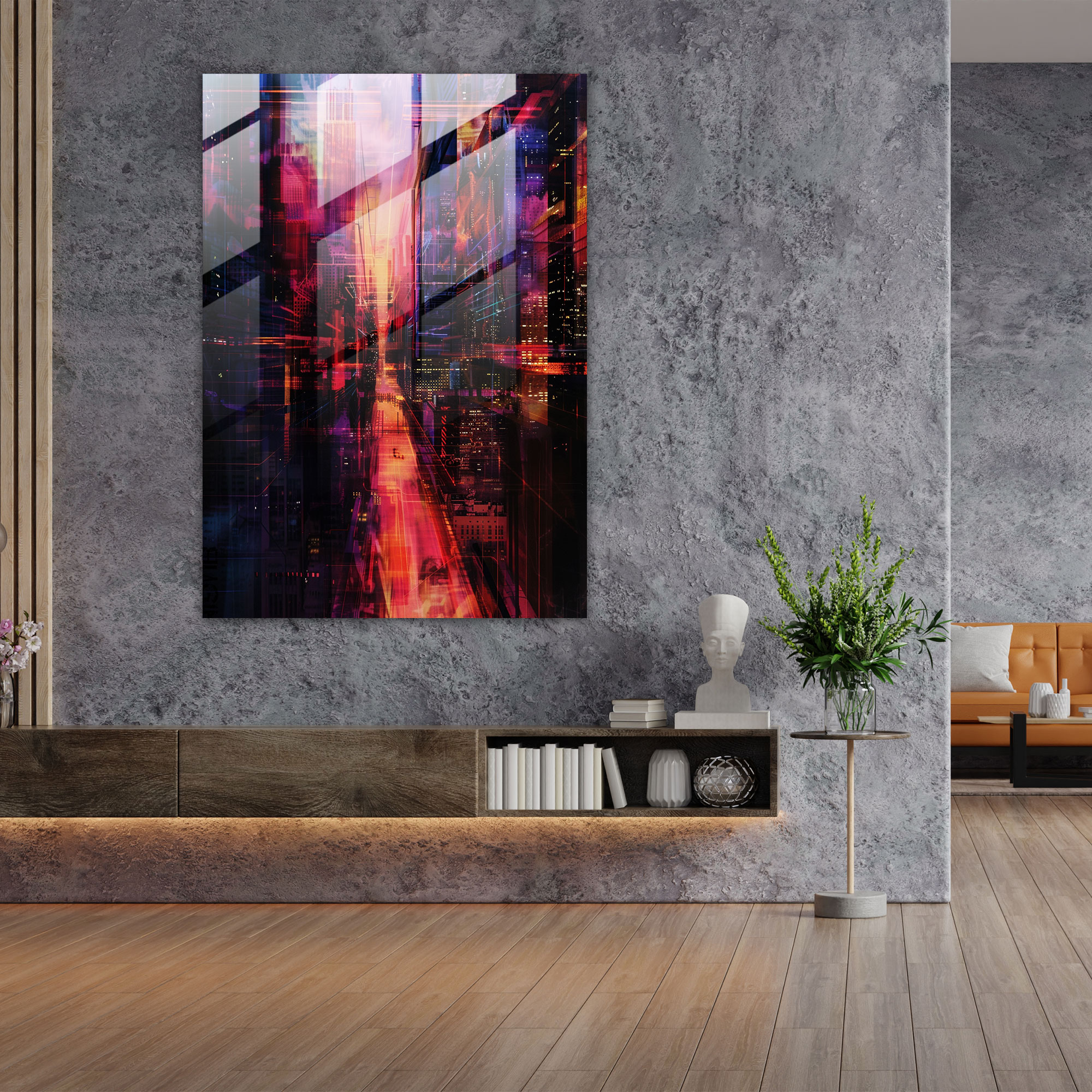Futurism Art Style Glass Art - Futurism, Glass Art, Glass Print, Futurism Art Style