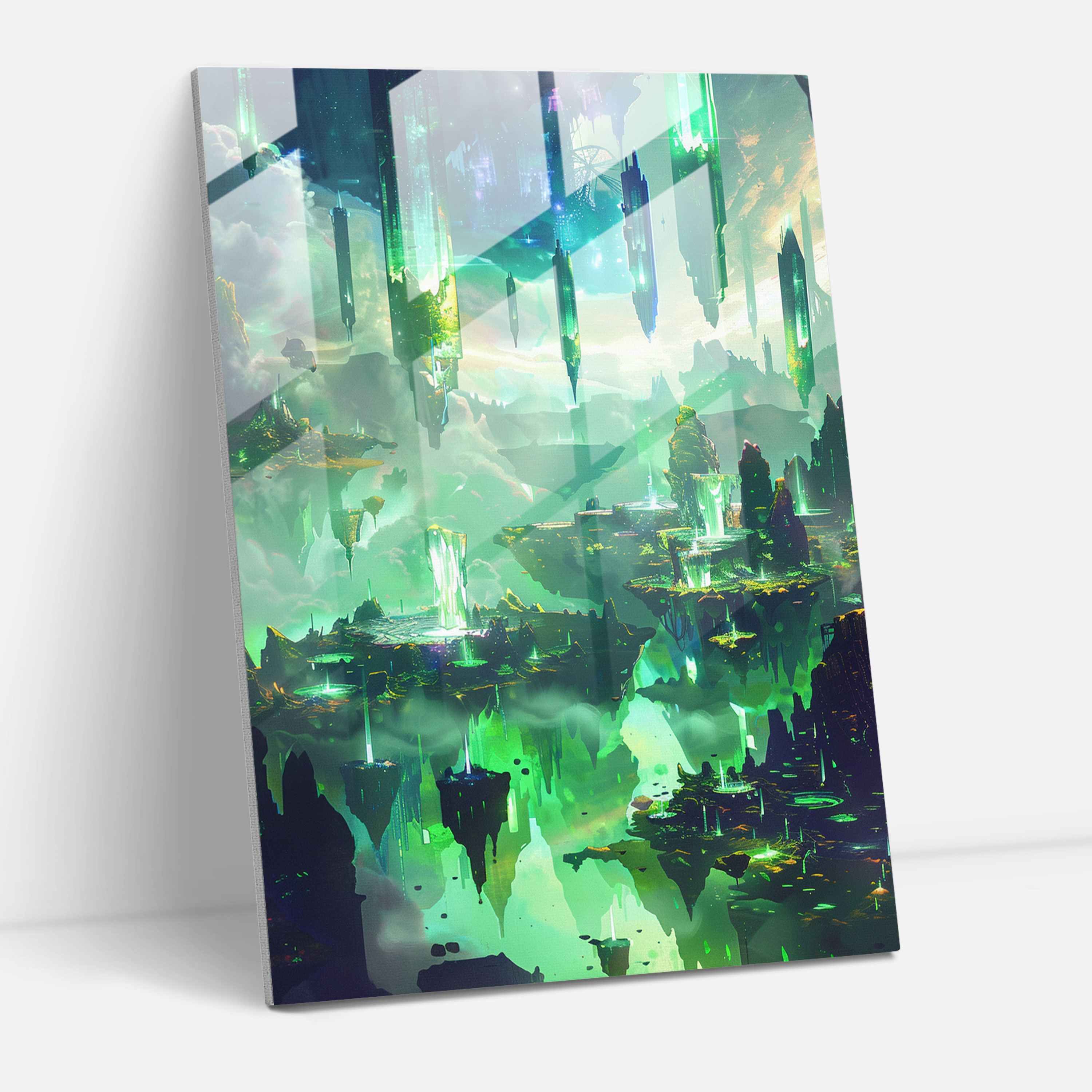 Futurism Art Style Glass Print - Futurism, Glass Print, Futurism Art Style, Glass Wall Art