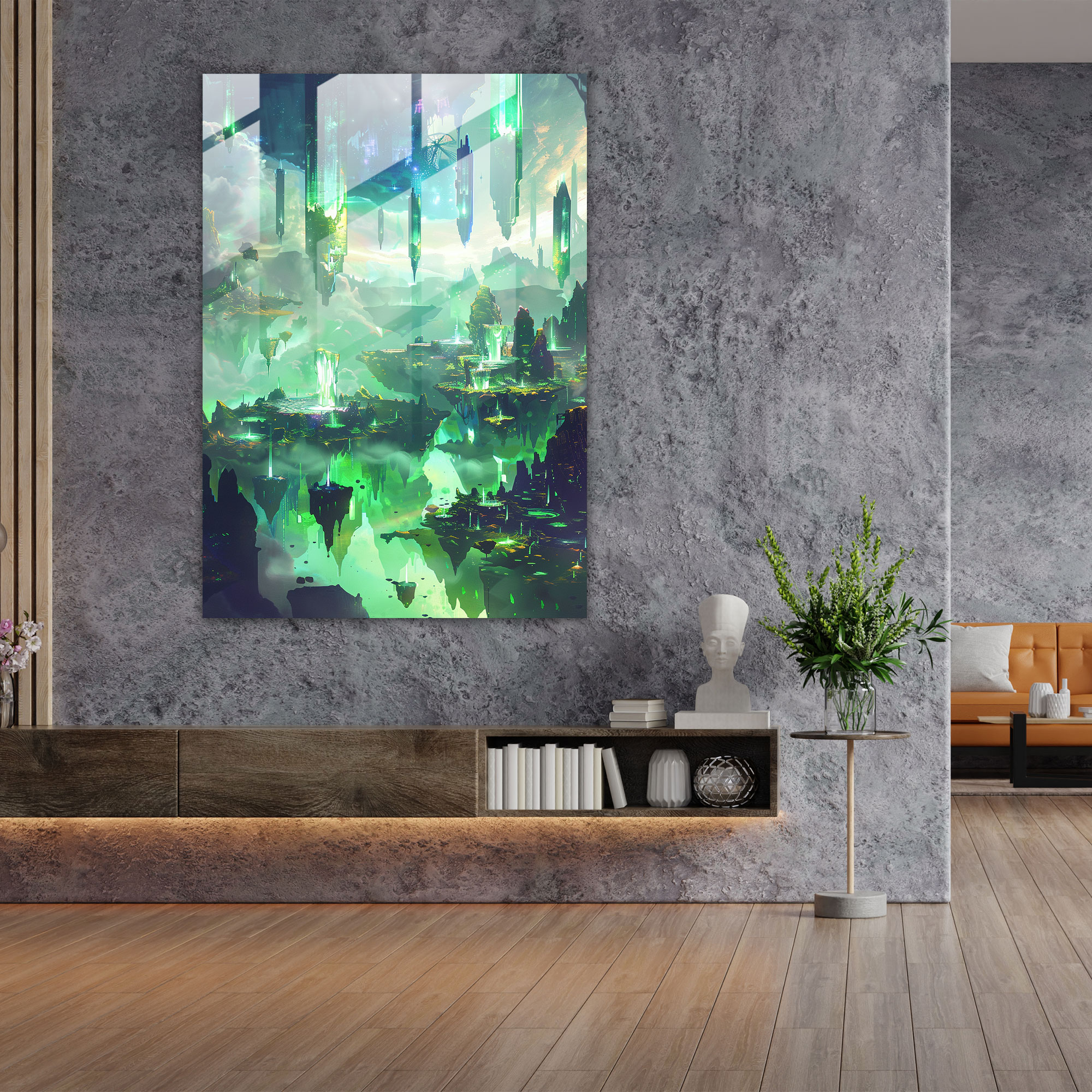 Futurism Art Style Glass Print - Futurism, Glass Print, Futurism Art Style, Glass Wall Art