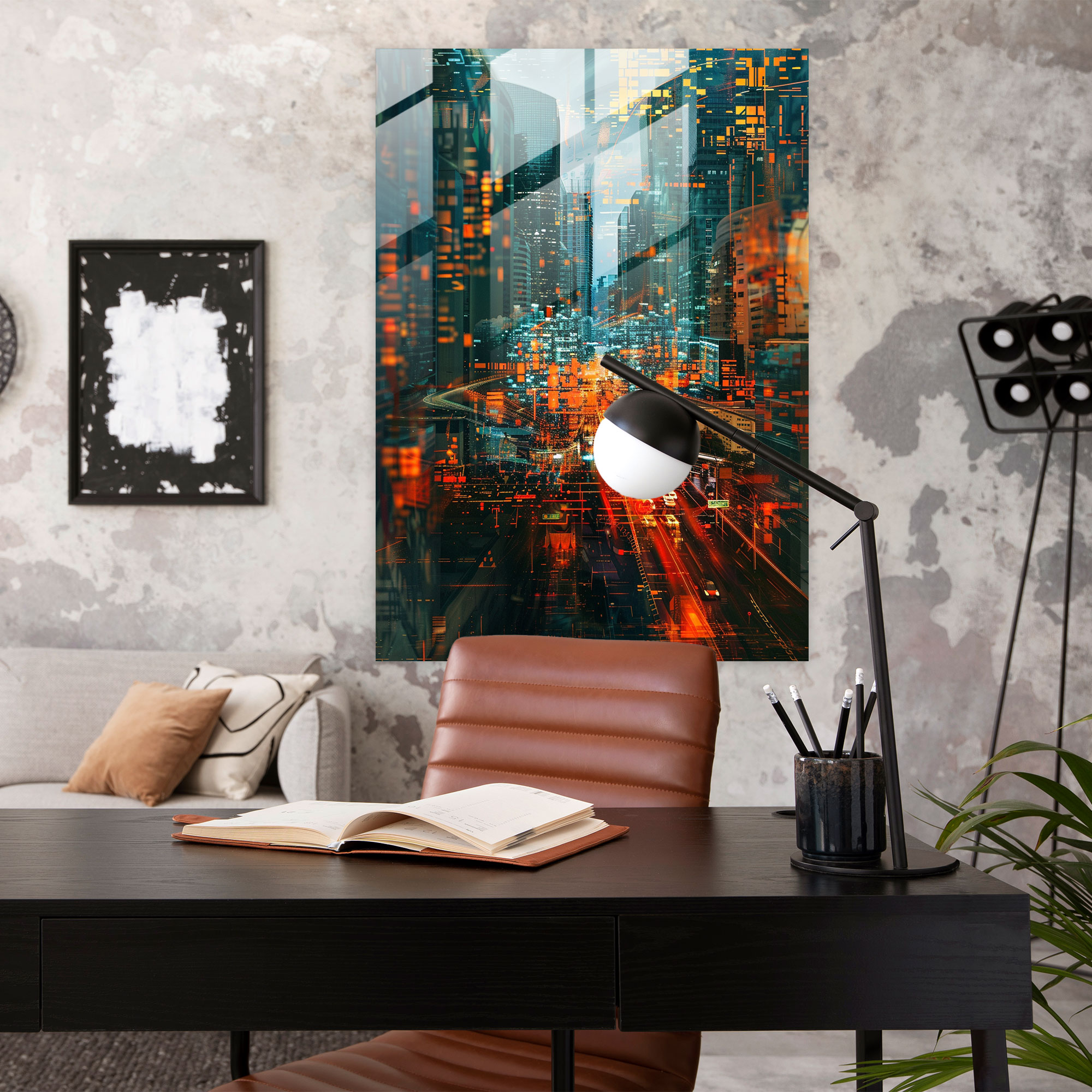 Futurism Art Style Home Decoration - Futurism, Glass Wall Art, Modern Art, Home Decoration