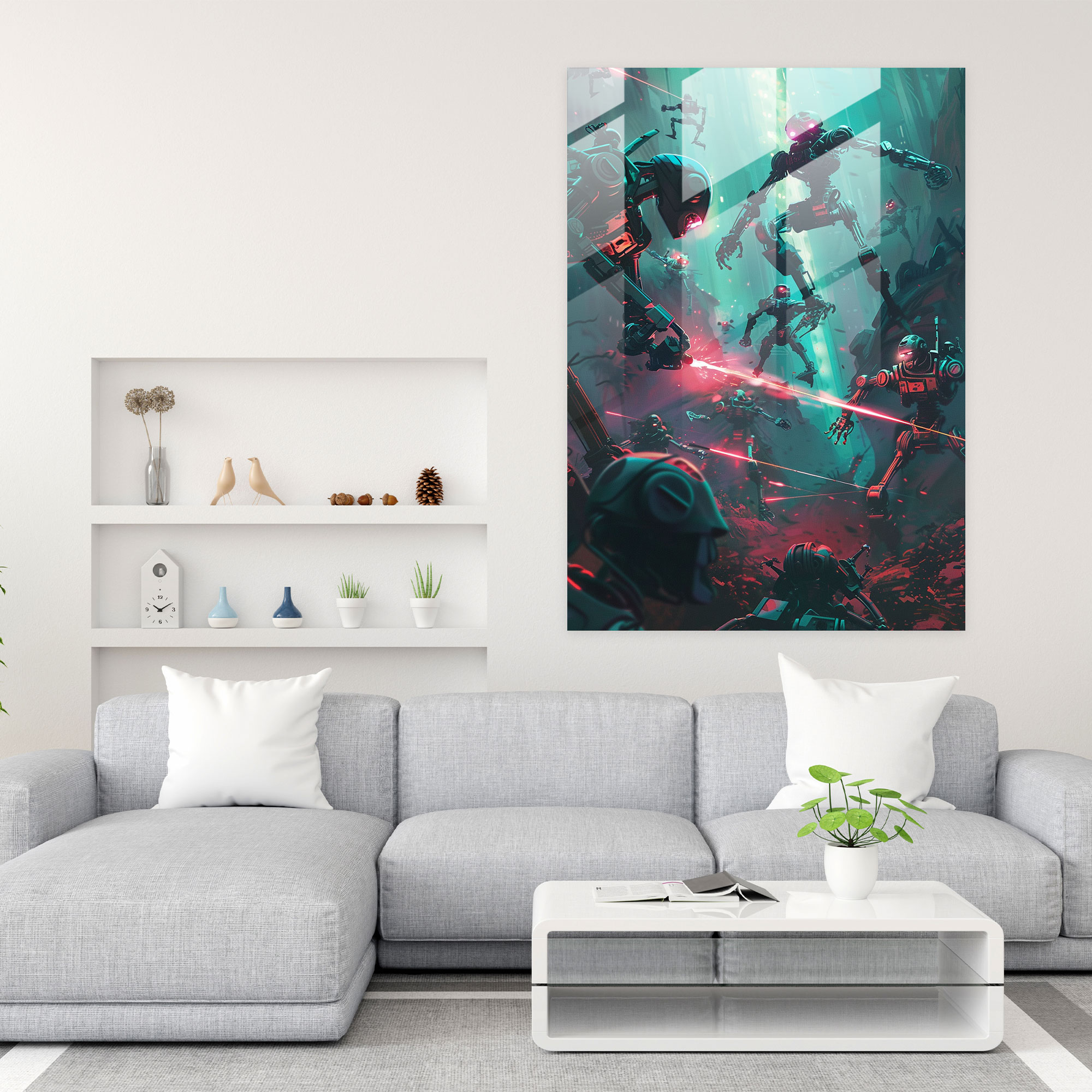 Futurism Art Style Home Decoration - Futurism, Home Decoration, Glass Wall Art, Futurism Art Style