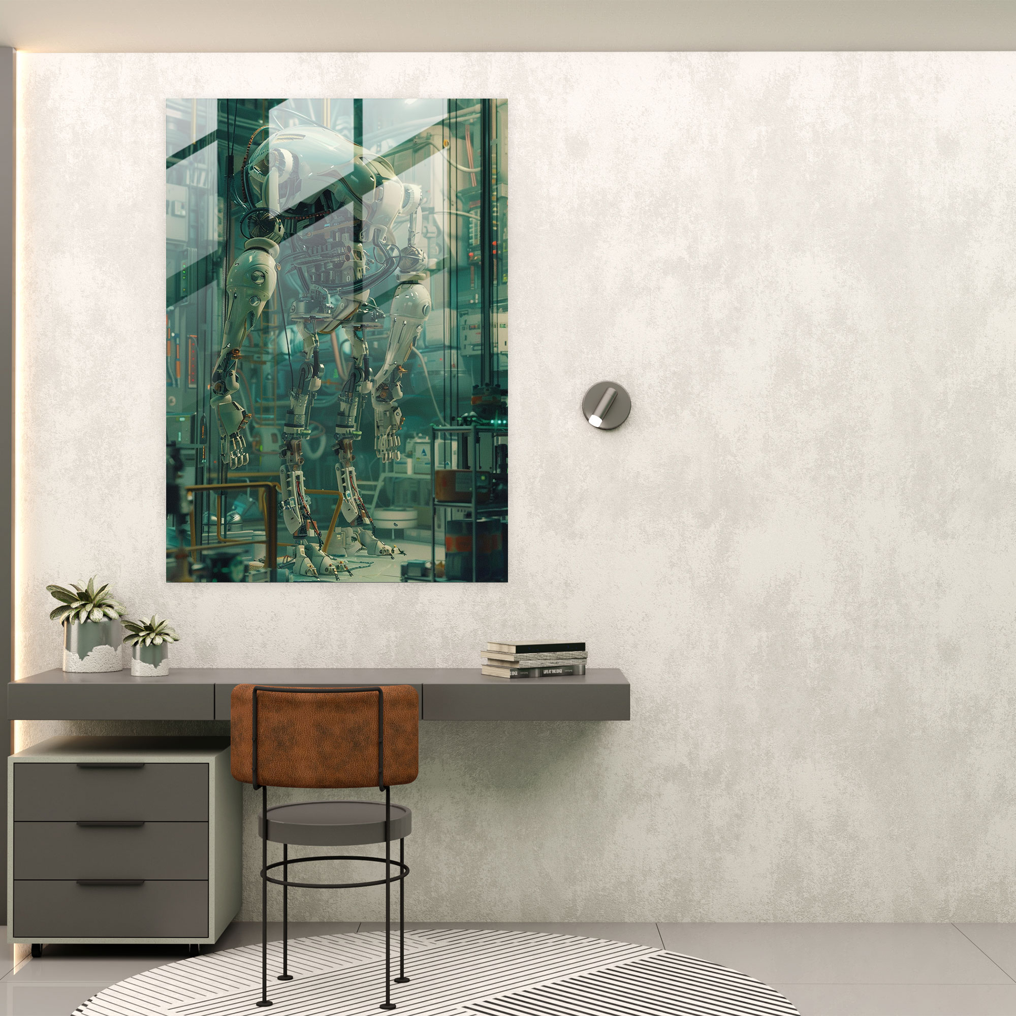 Futurism Art Style Glass Wall Art - Futurism, Futurism Art Style, Modern Art, Home Decoration