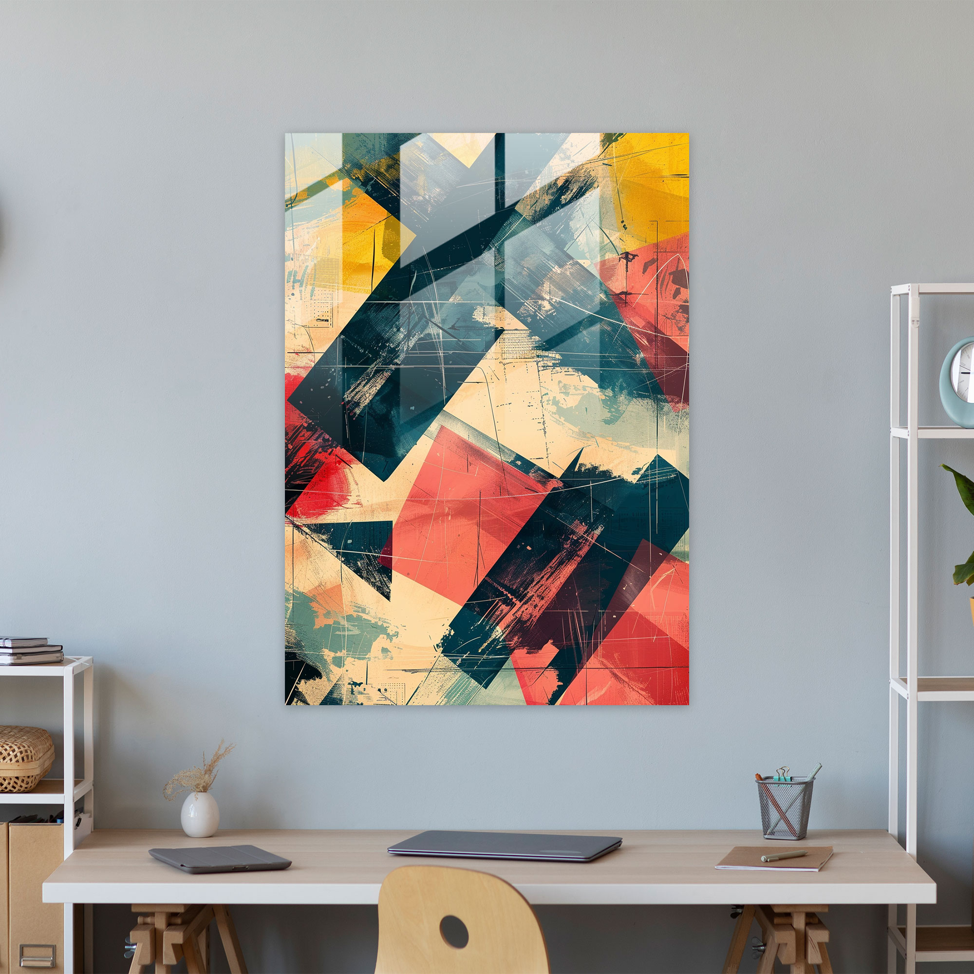 Futurism Art Style Glass Wall Art - Futurism, Futurism Art Style, Wall Decoration, Modern Art