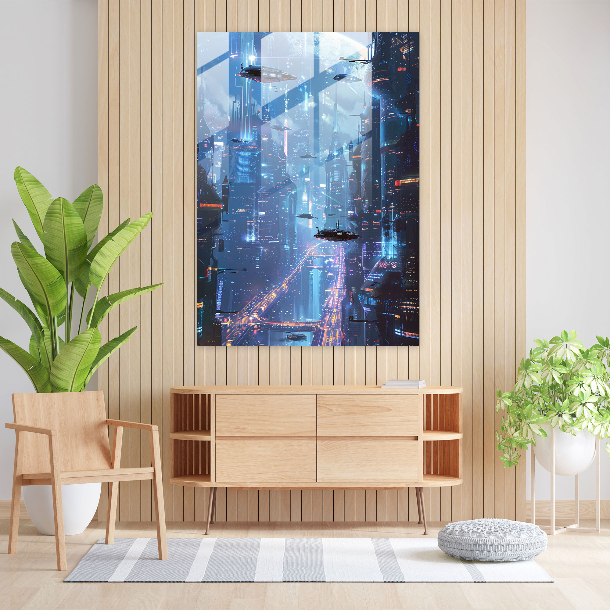 Futurism Art Style Glass Wall Art - Futurism, Modern Art, Wall Decoration, Futurism Art Style