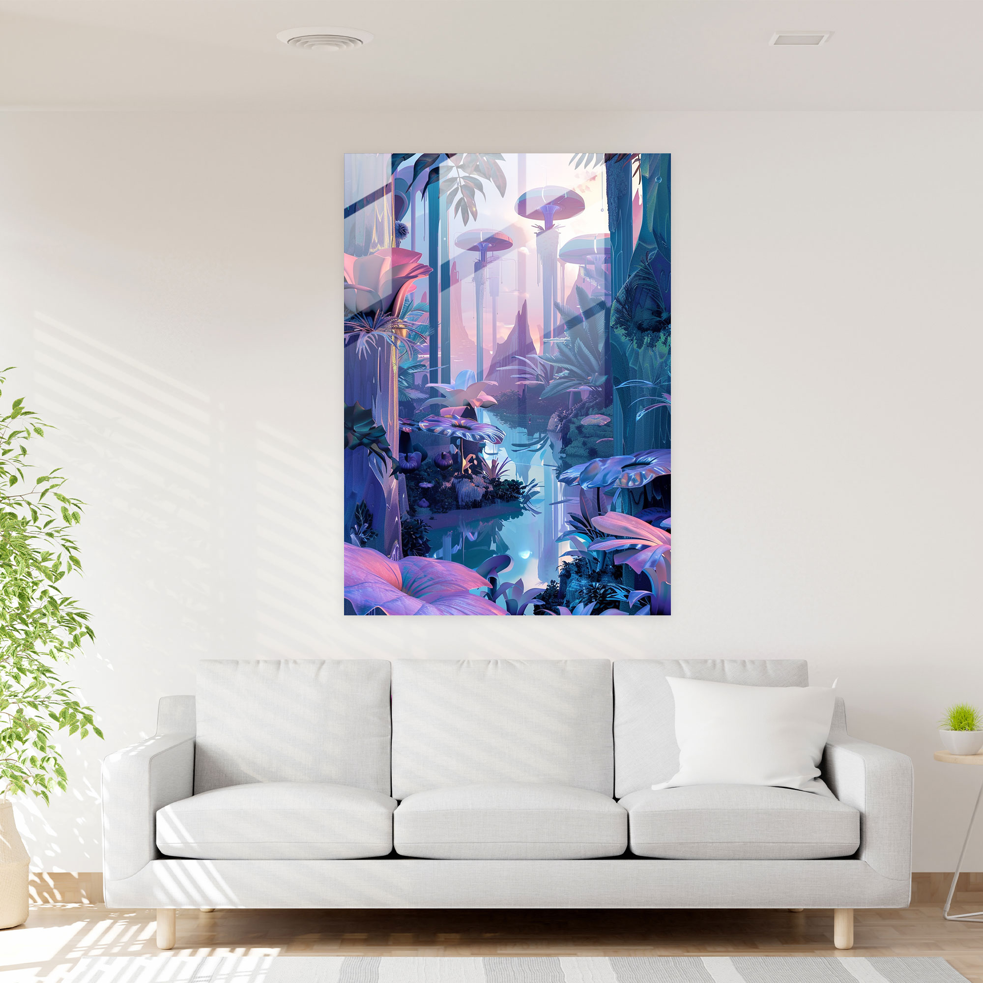Futurism Art Style Glass Wall Art - Futurism, Wall Decoration, Glass Wall Art, Futurism Art Style