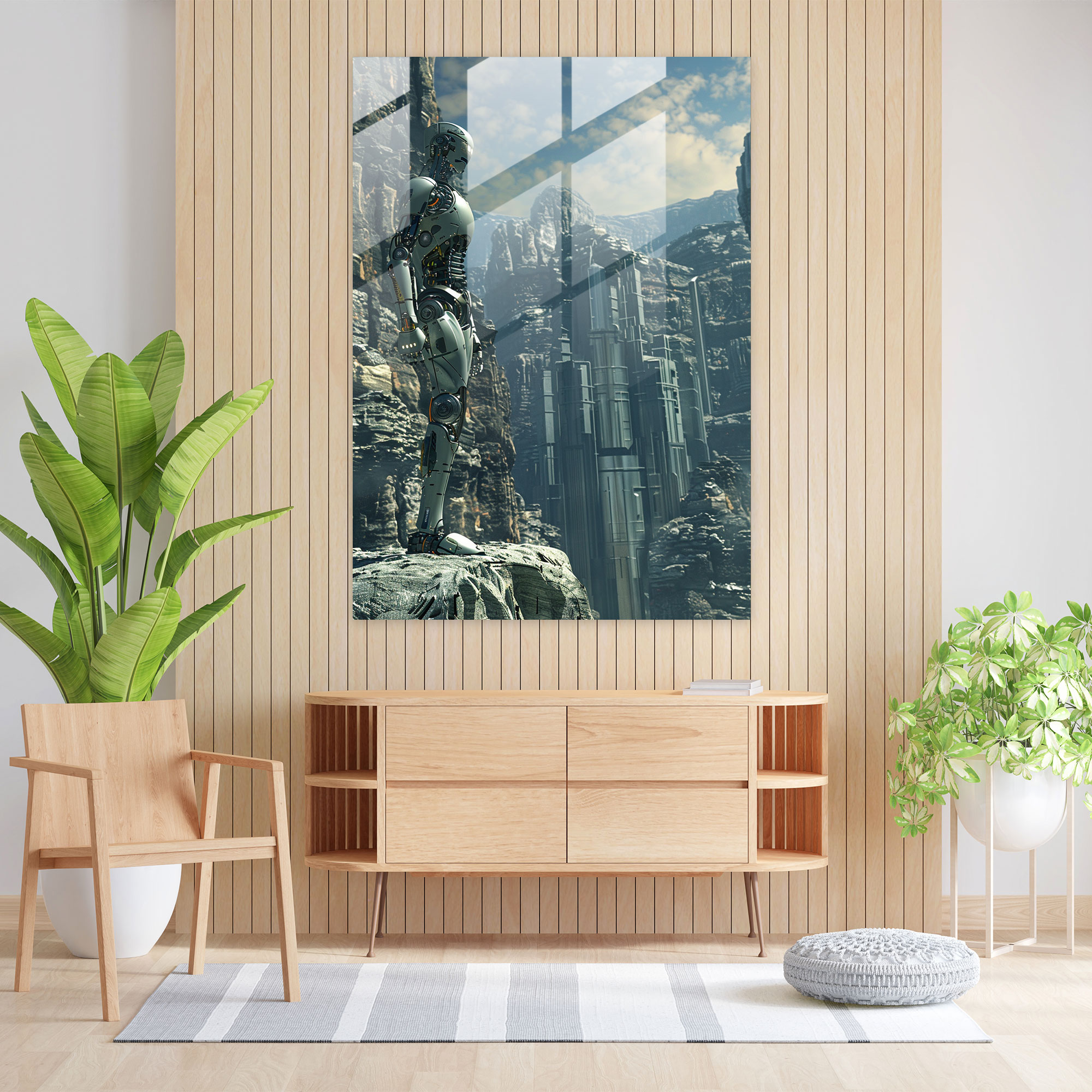 Futurism Home Decoration Glass Print - Futurism, Glass Print, Glass Art, Futurism Art Style