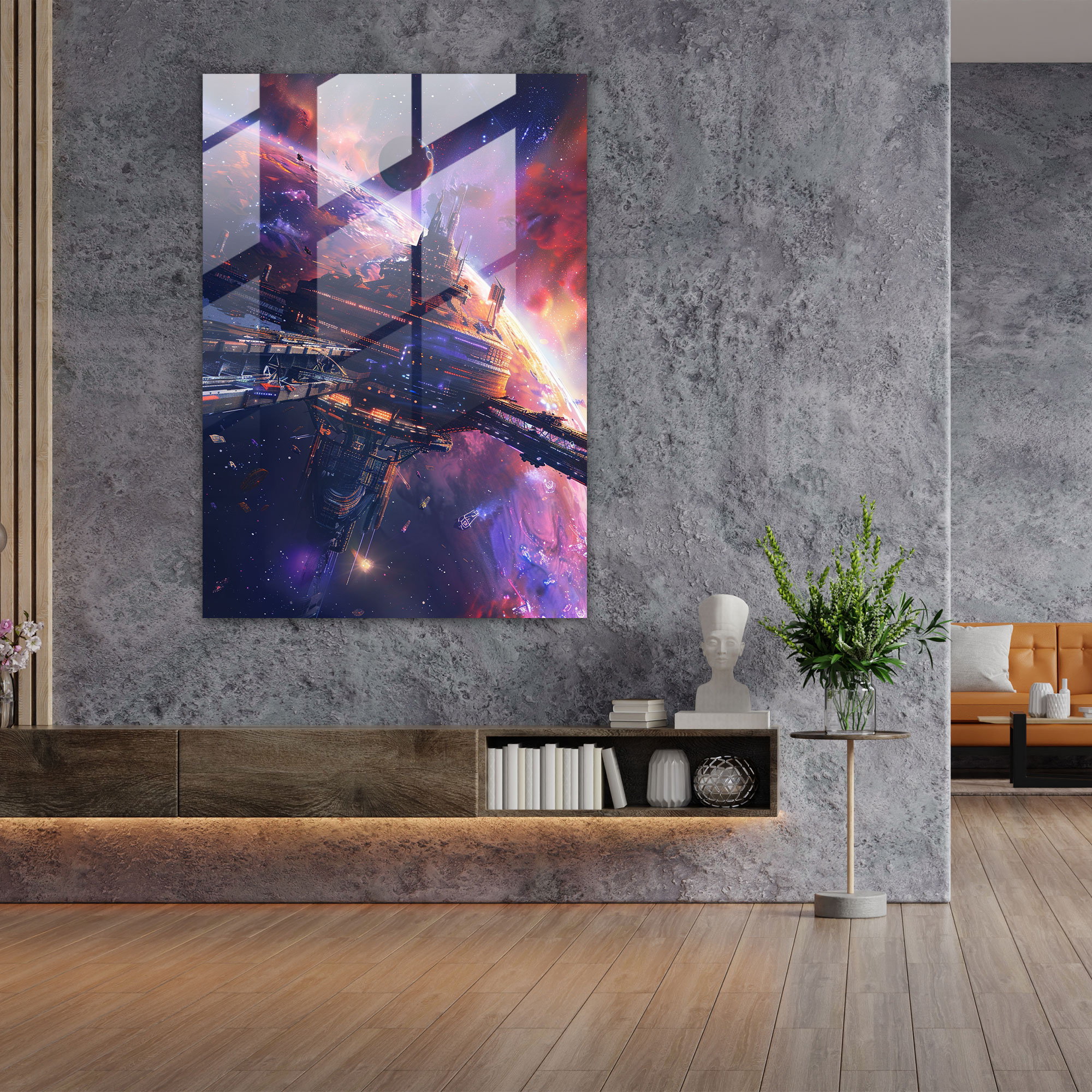 Futurism Wall Decoration Glass Art - Futurism, Modern Art, Wall Decoration, Futurism Art Style