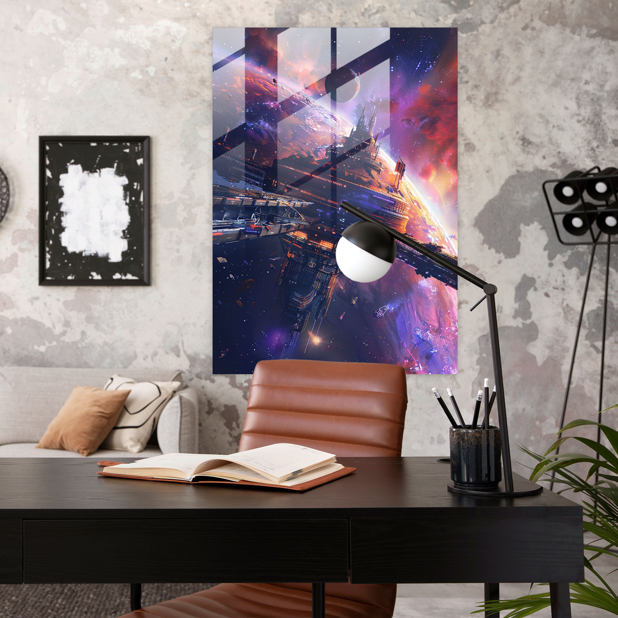 Futurism Wall Decoration Glass Art - Futurism, Modern Art, Wall Decoration, Futurism Art Style