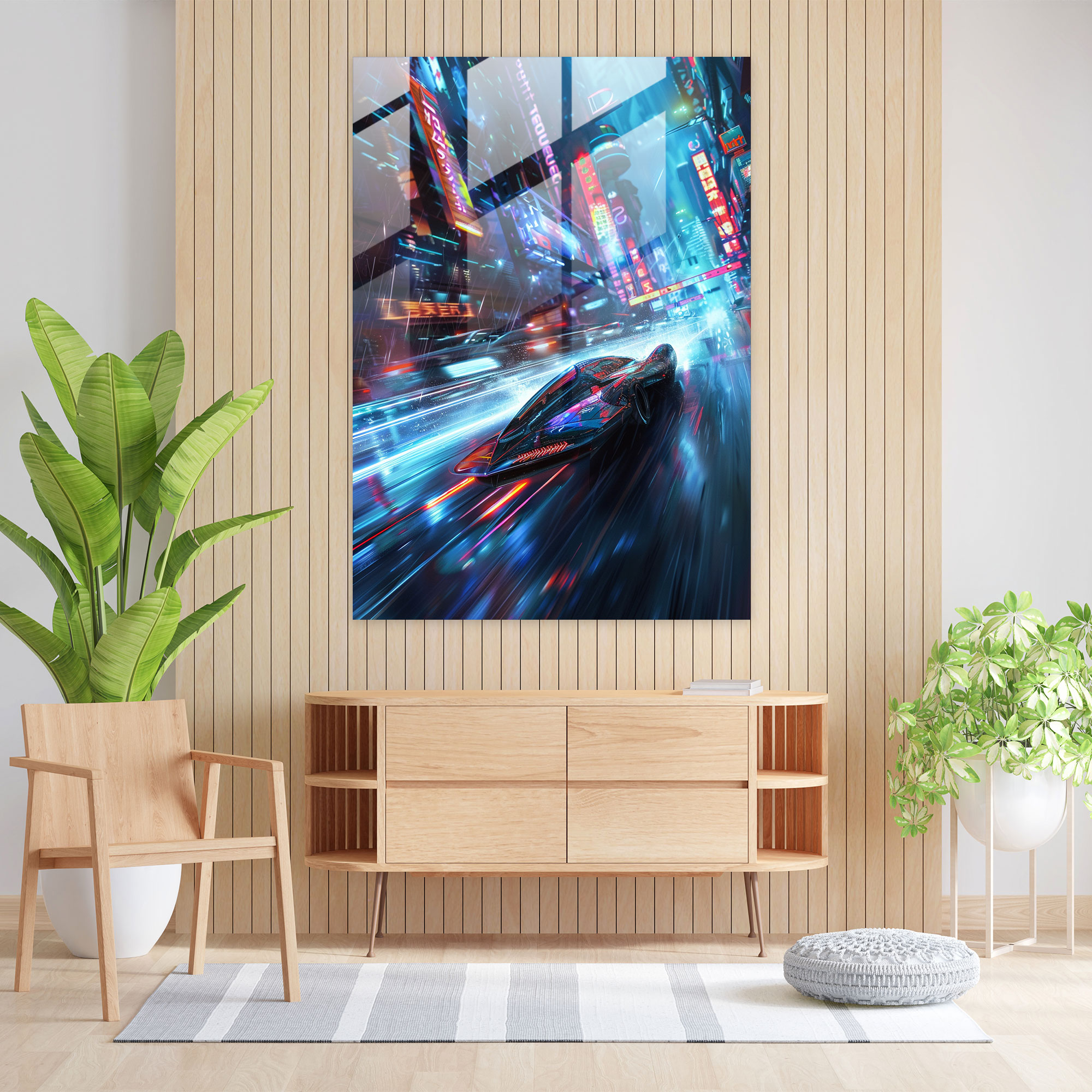 Futurism Modern Art Glass Print - Futurism, Futurism Art Style, Glass Print, Glass Wall Art