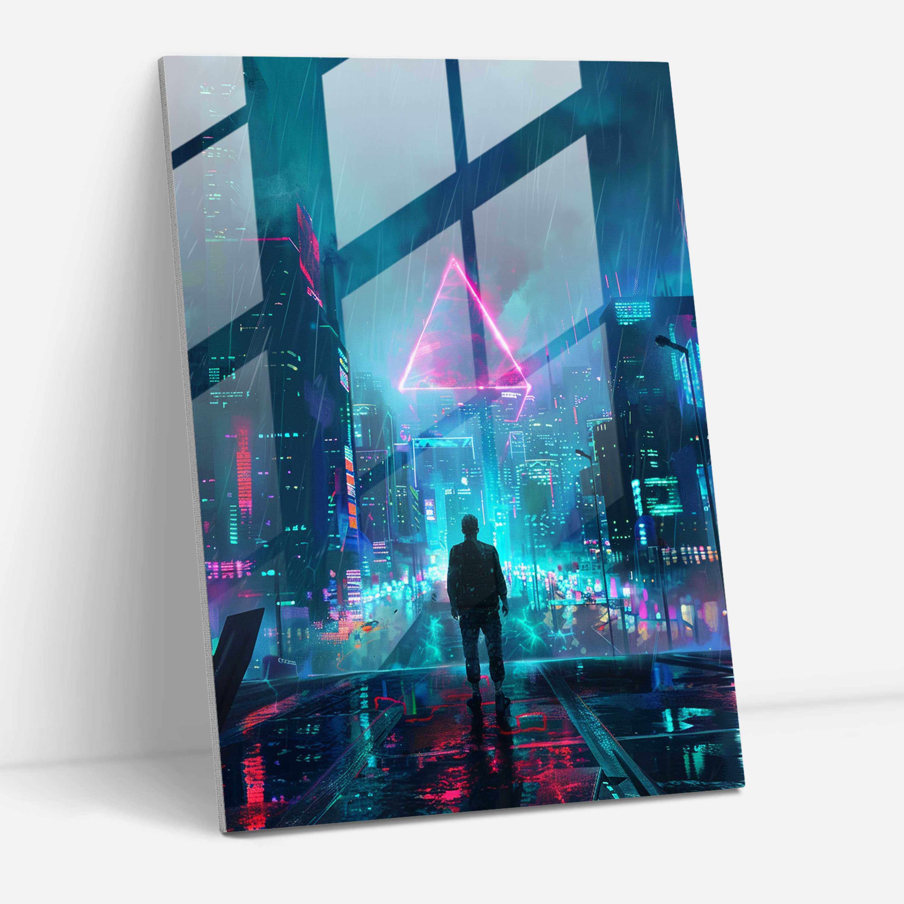 Futurism Wall Decoration Glass Print - Futurism, Glass Print, Futurism Art Style, Wall Decoration