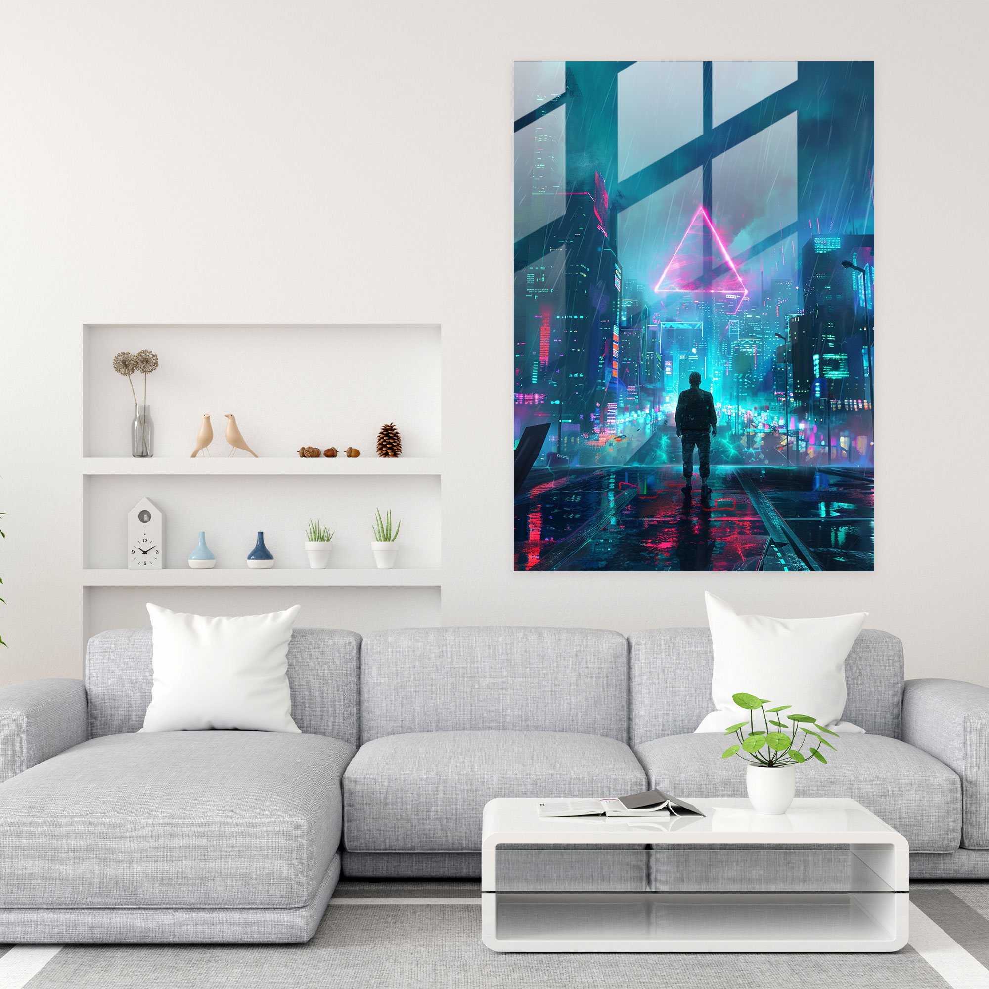 Futurism Wall Decoration Glass Print - Futurism, Glass Print, Futurism Art Style, Wall Decoration