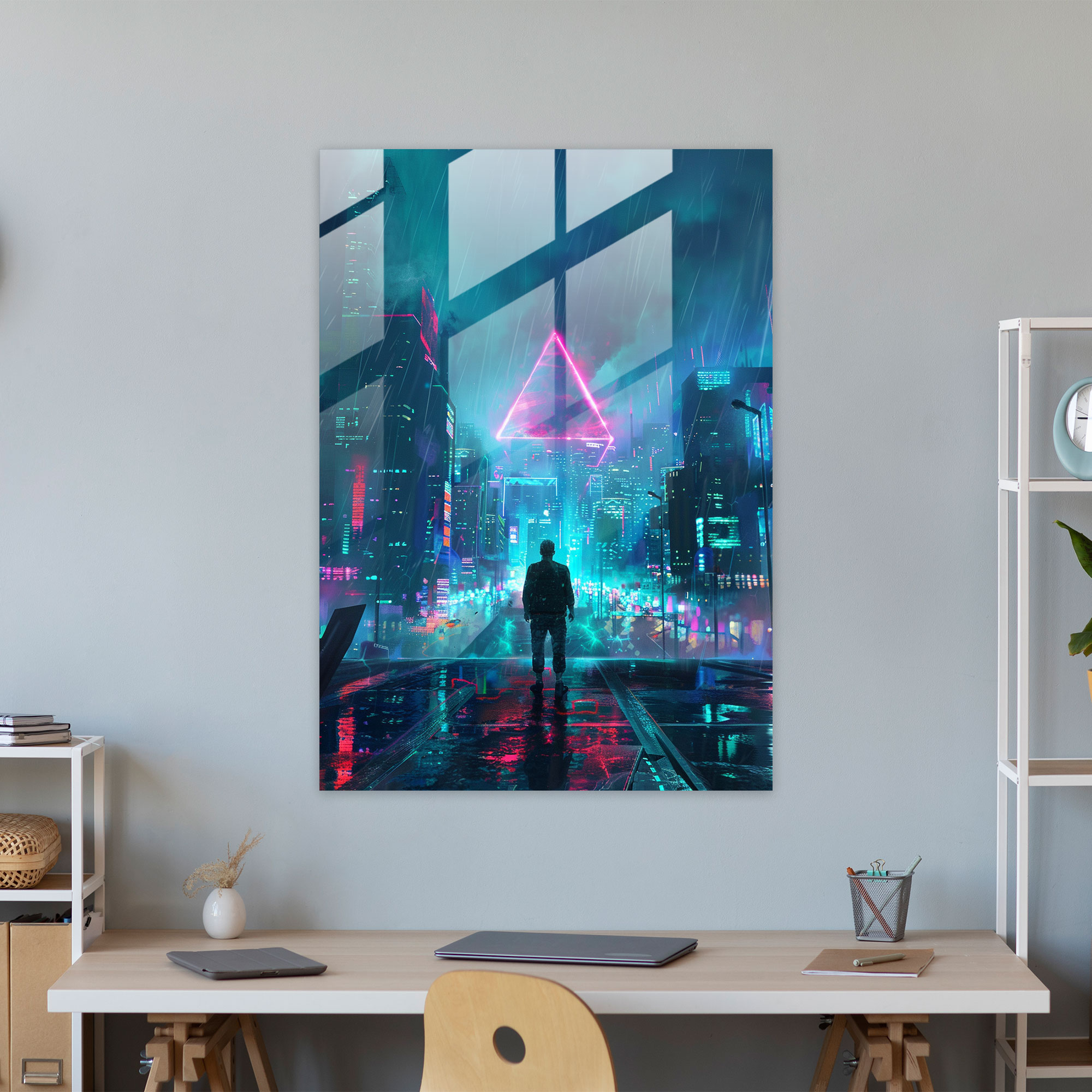 Futurism Wall Decoration Glass Print - Futurism, Glass Print, Futurism Art Style, Wall Decoration