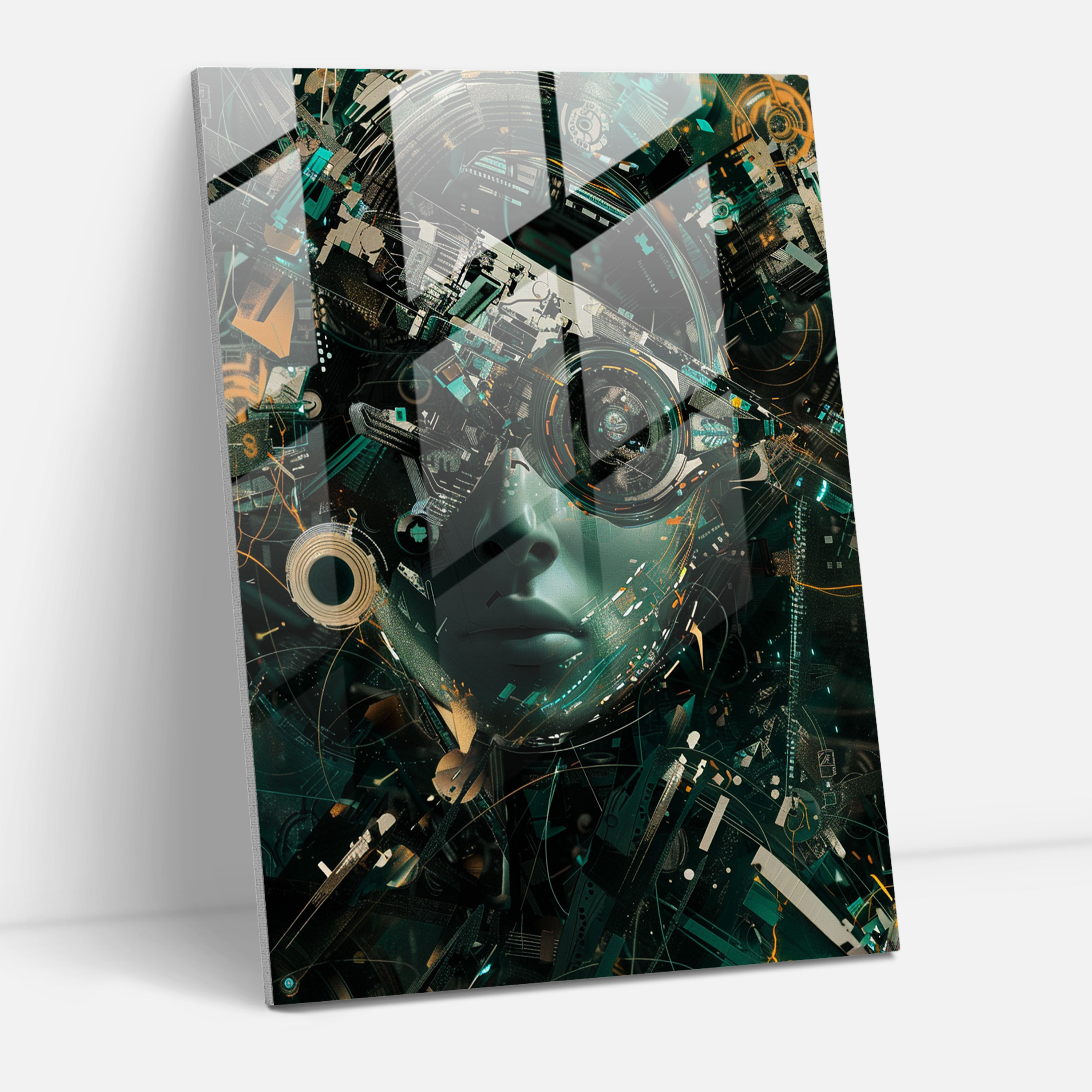 Futurism Glass Art Home Decoration - Futurism, Glass Print, Home Decoration, Wall Decoration