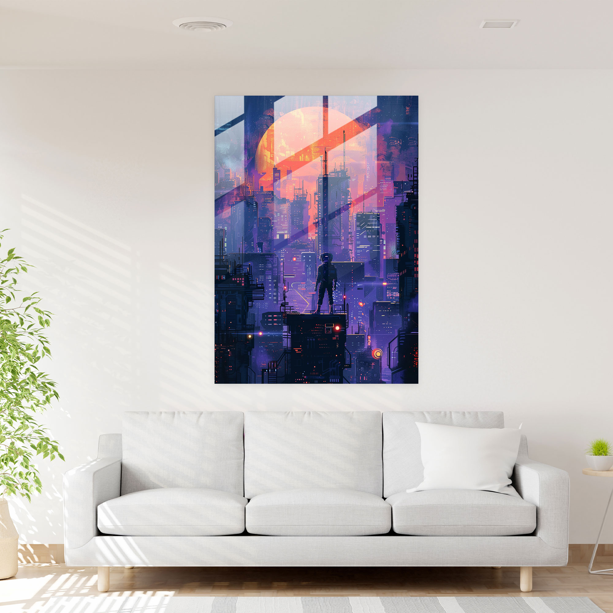 Futurism Wall Decoration Glass Print - Futurism, Wall Decoration, Glass Print, Modern Art