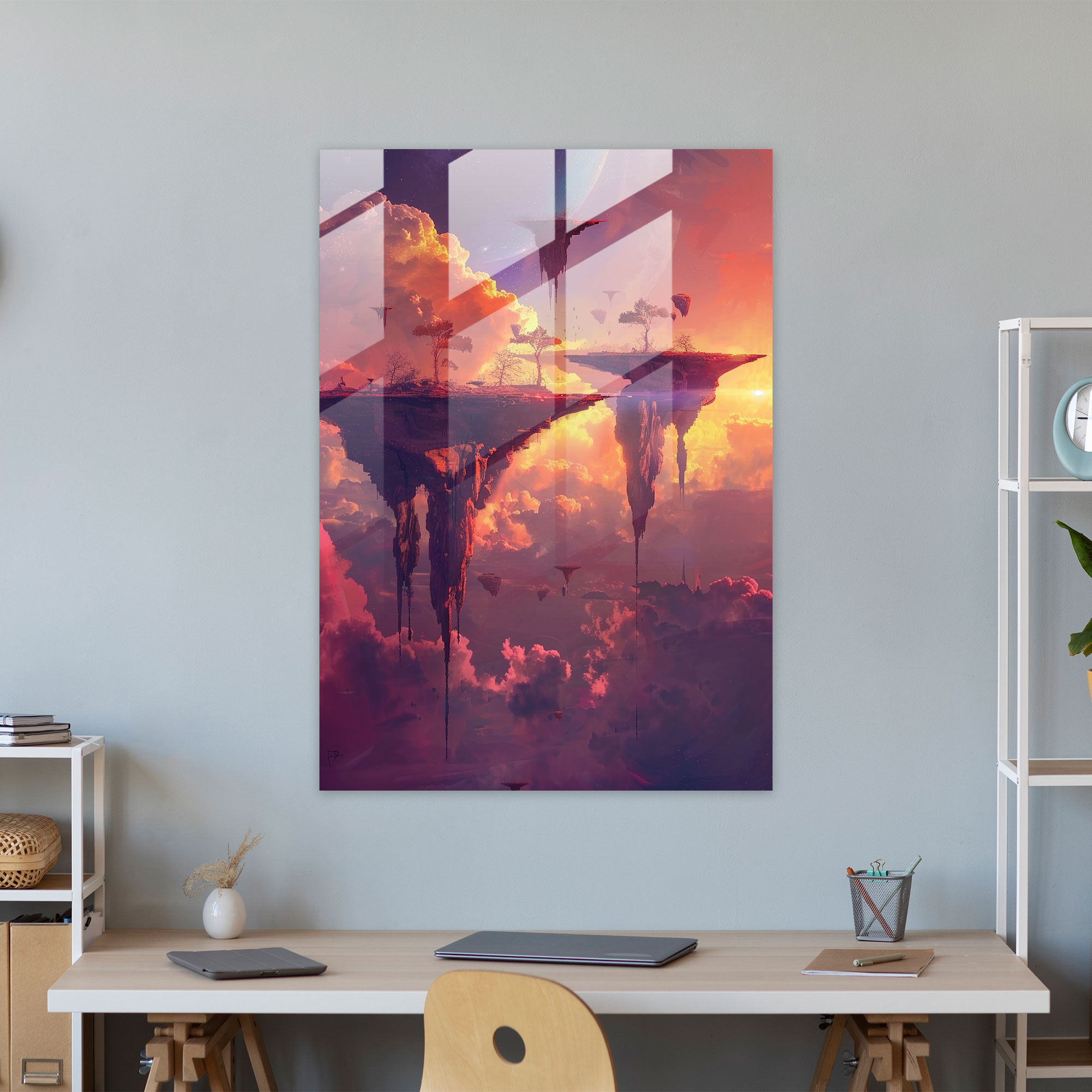 Futurism Glass Art Home Decoration - Futurism, Home Decoration, Wall Decoration, Glass Wall Art