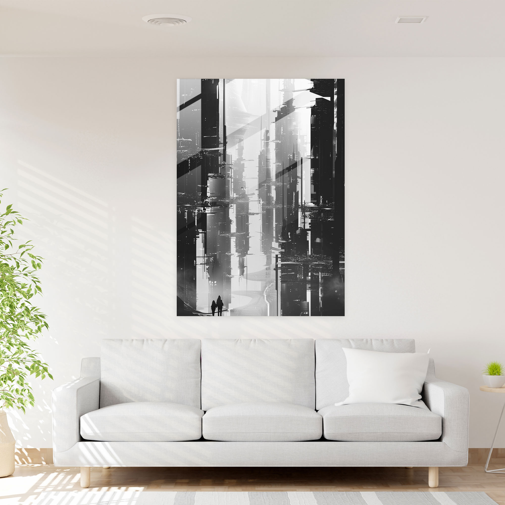 Futurism Glass Art Wall Decoration - Futurism, Glass Print, Wall Decoration, Glass Wall Art