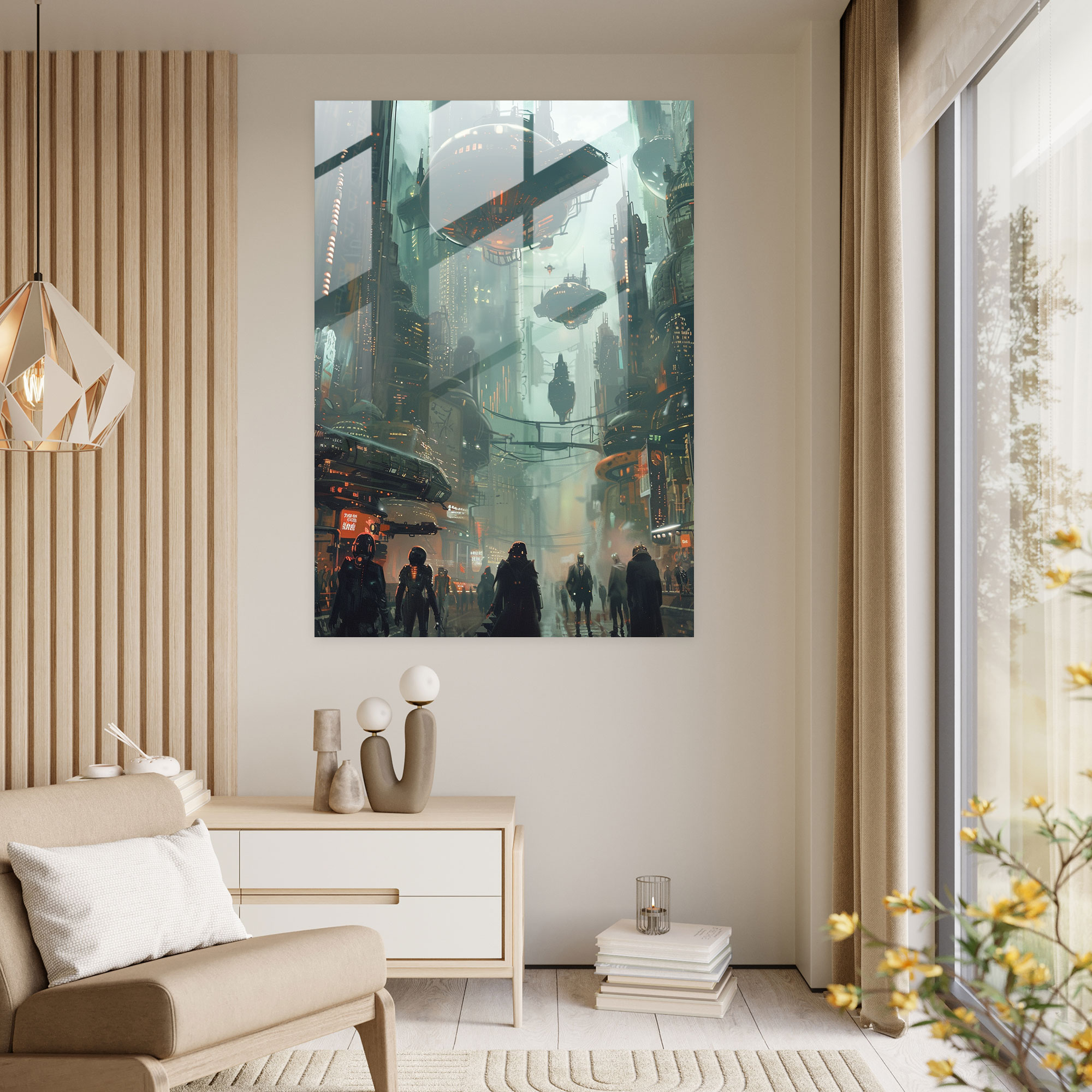 Futurism Wall Decoration - Futurism, Wall Decoration, Modern Art, Glass Wall Art