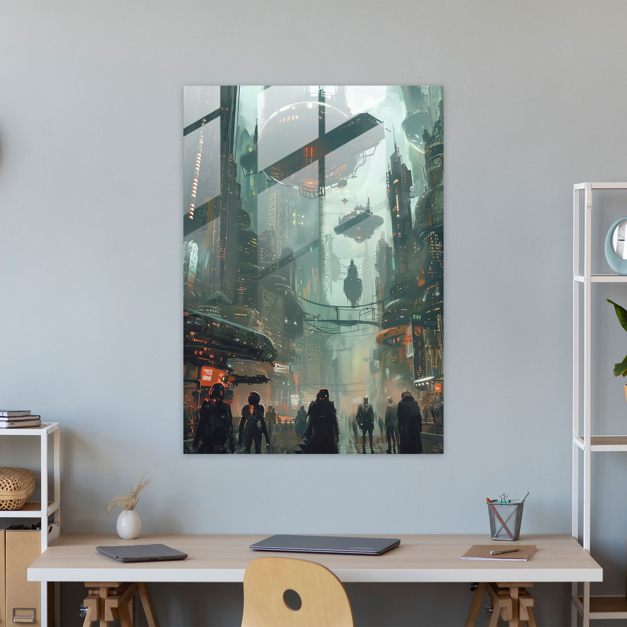 Futurism Wall Decoration - Futurism, Wall Decoration, Modern Art, Glass Wall Art