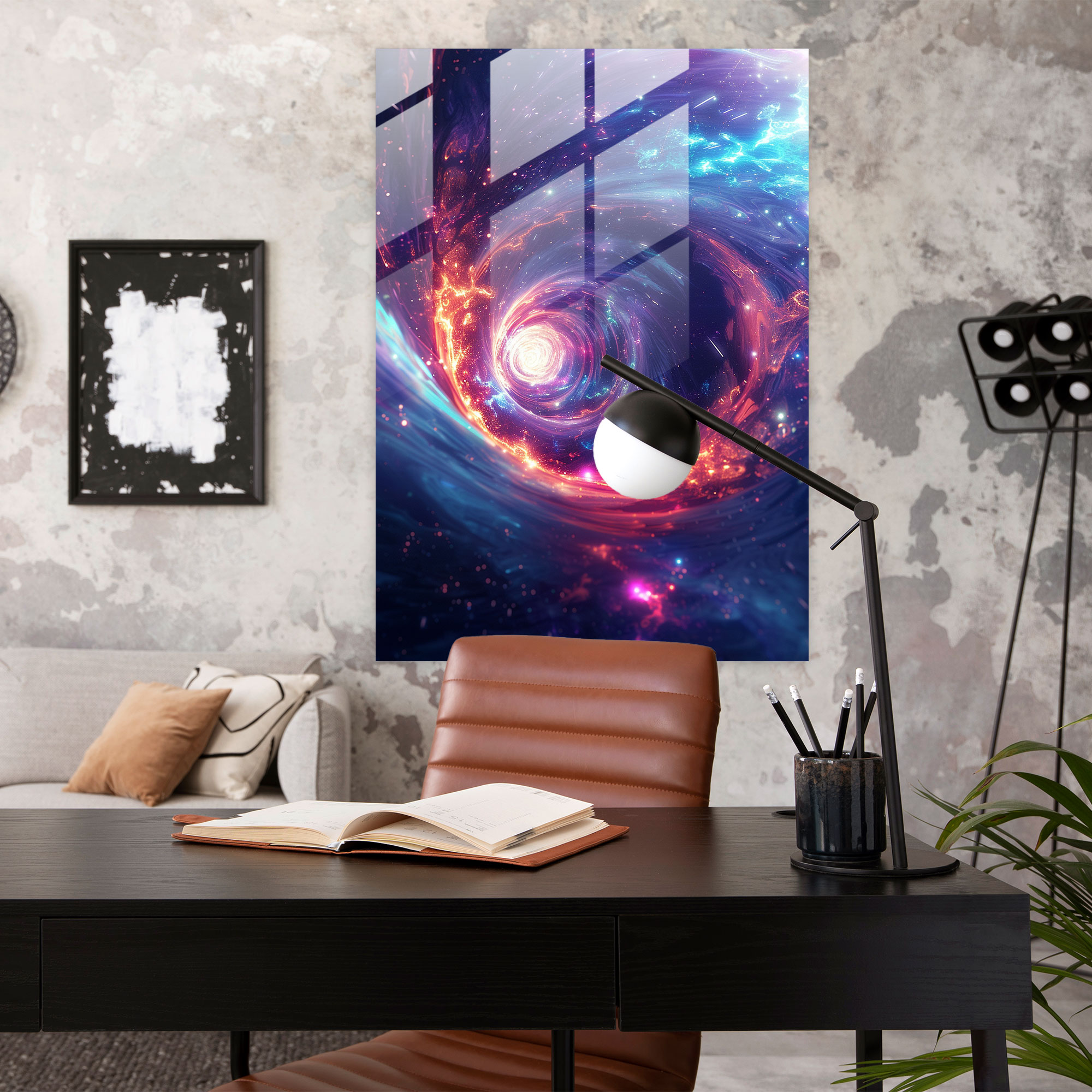 Futurism Modern Art - Futurism, Home Decoration, Wall Decoration, Glass Wall Art