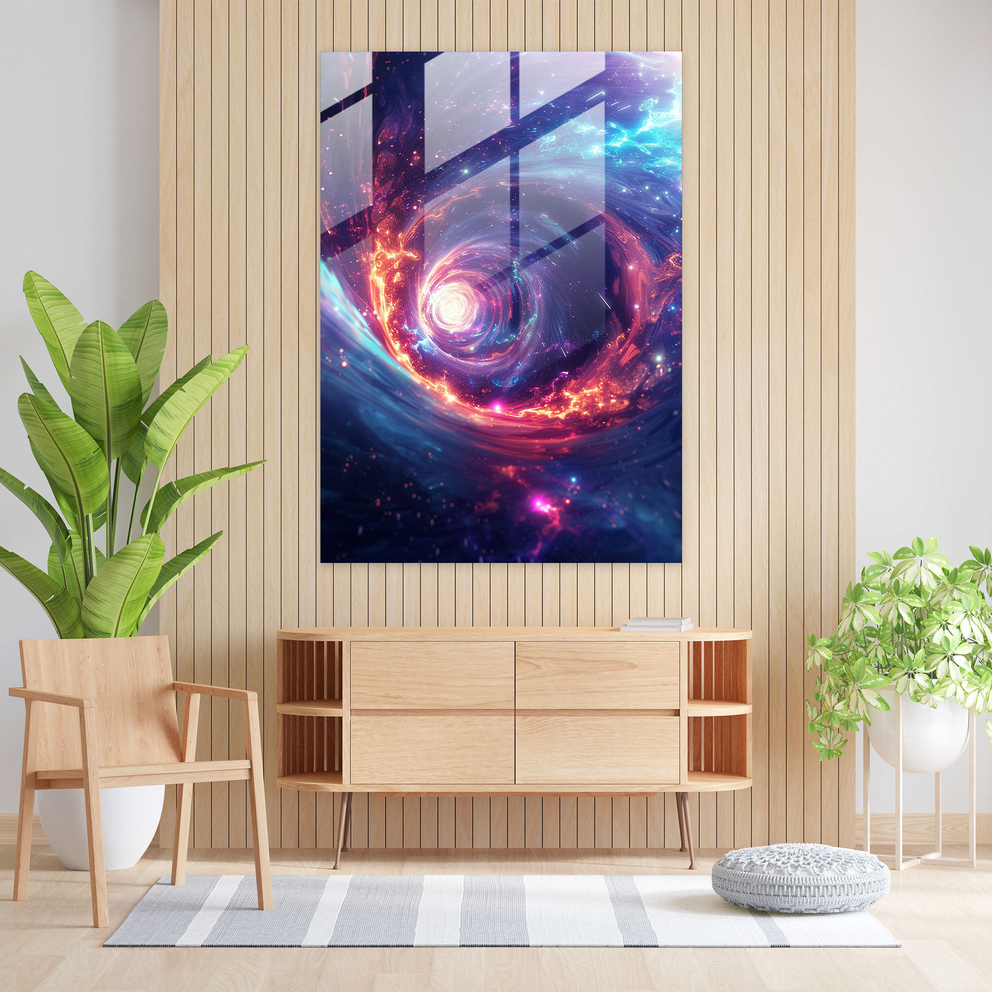 Futurism Modern Art - Futurism, Home Decoration, Wall Decoration, Glass Wall Art