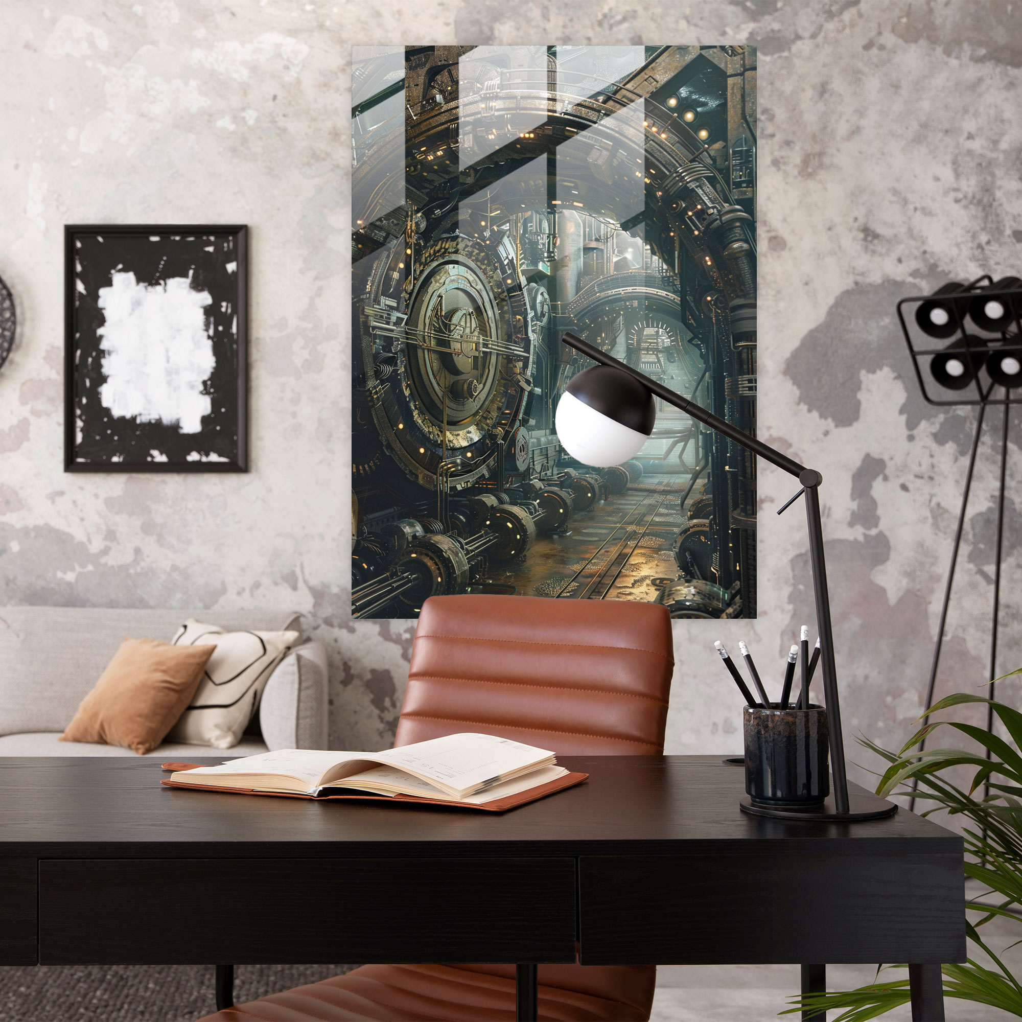 Futurism Wall Decoration Glass Print - Futurism, Home Decoration, Glass Print, Modern Art