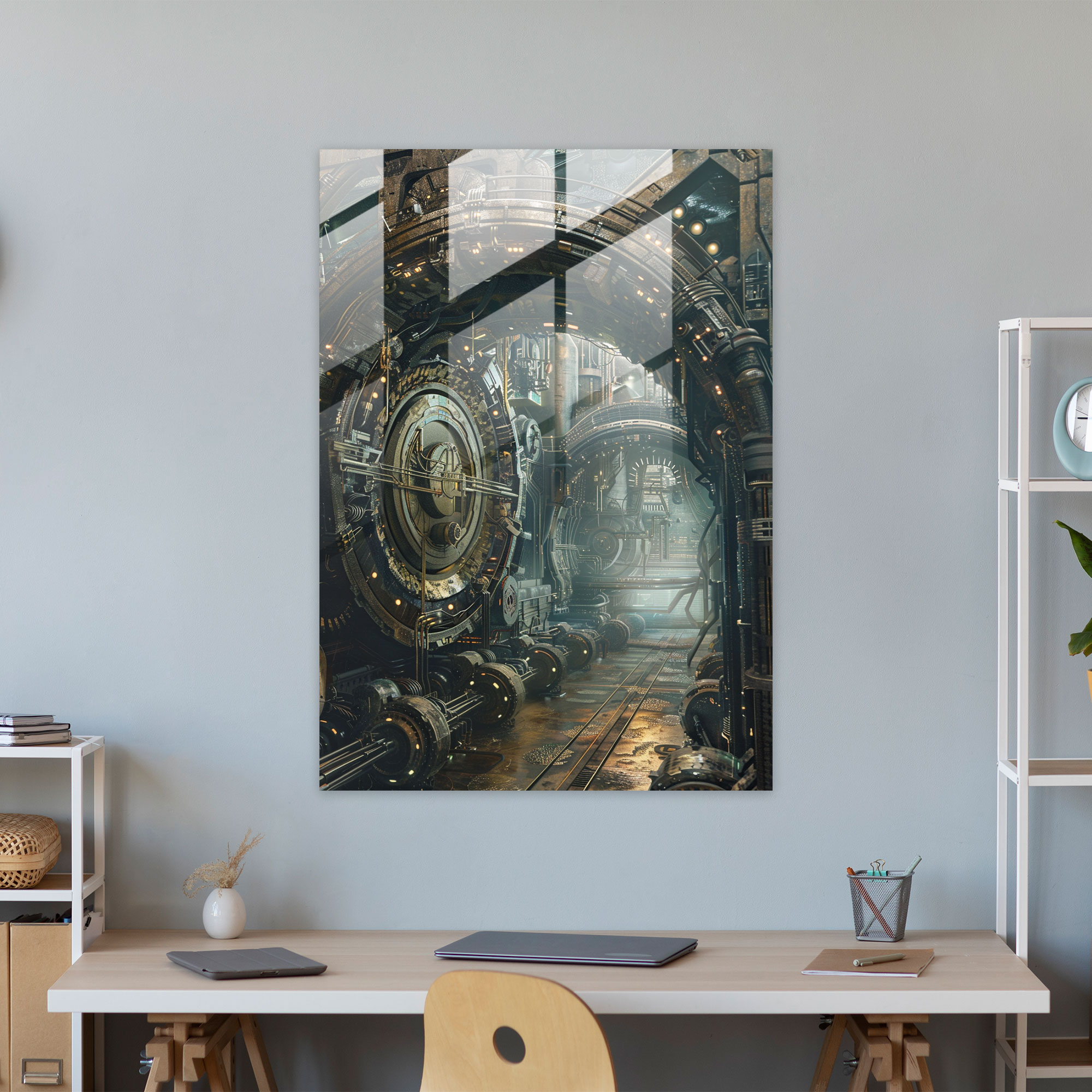 Futurism Wall Decoration Glass Print - Futurism, Home Decoration, Glass Print, Modern Art