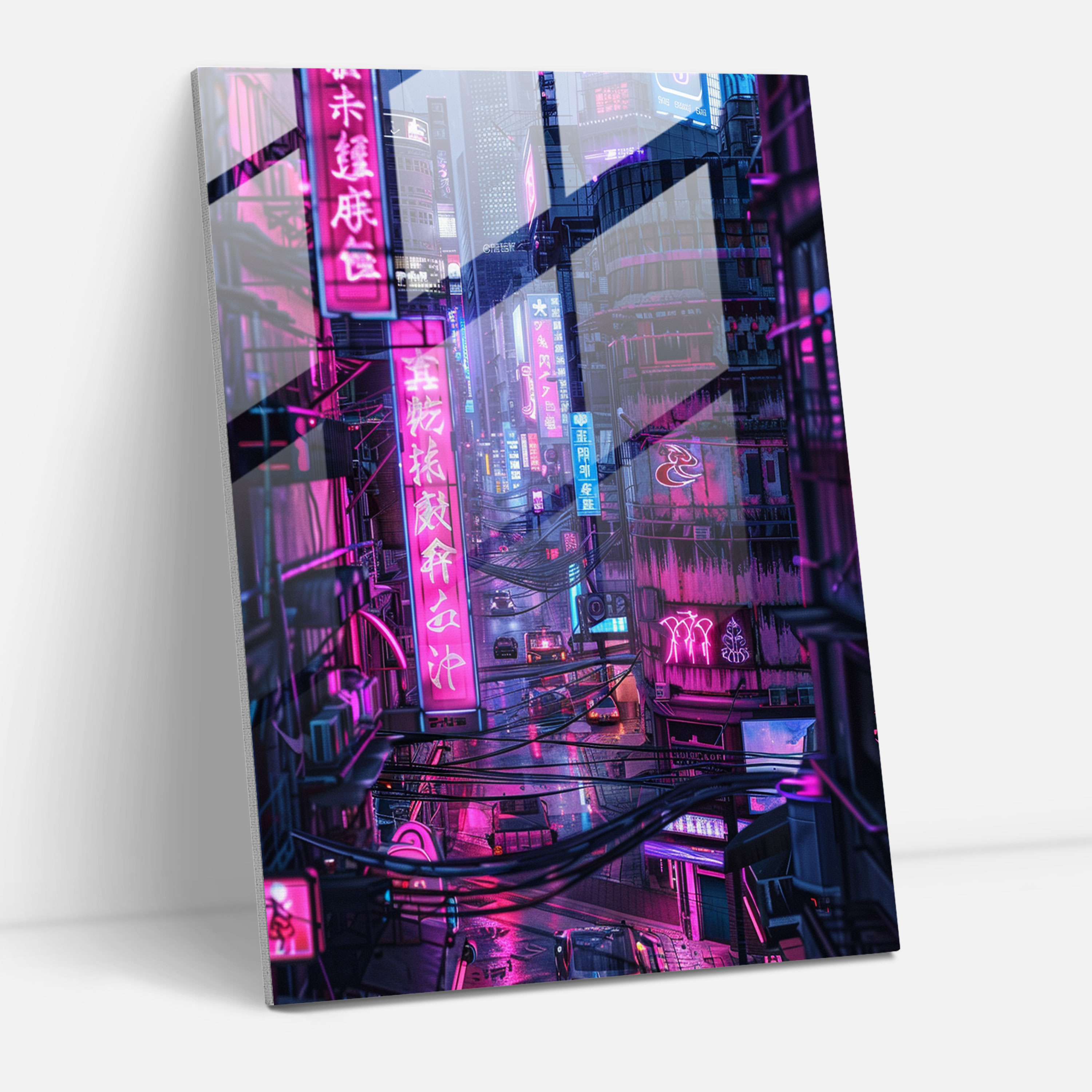Futurism Glass Art Decoration - Futurism, Technology, Glass Art, Modern Art