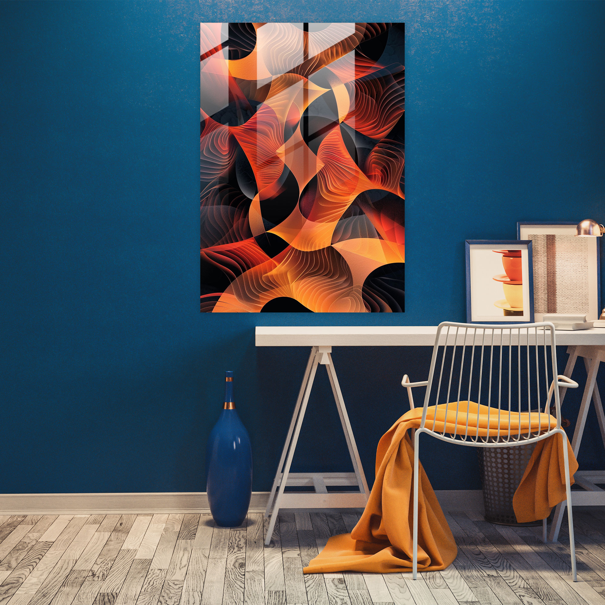 Futurism Glass Wall Art - Futurism, Glass Wall Art, Home Decoration, Futurism Art Style