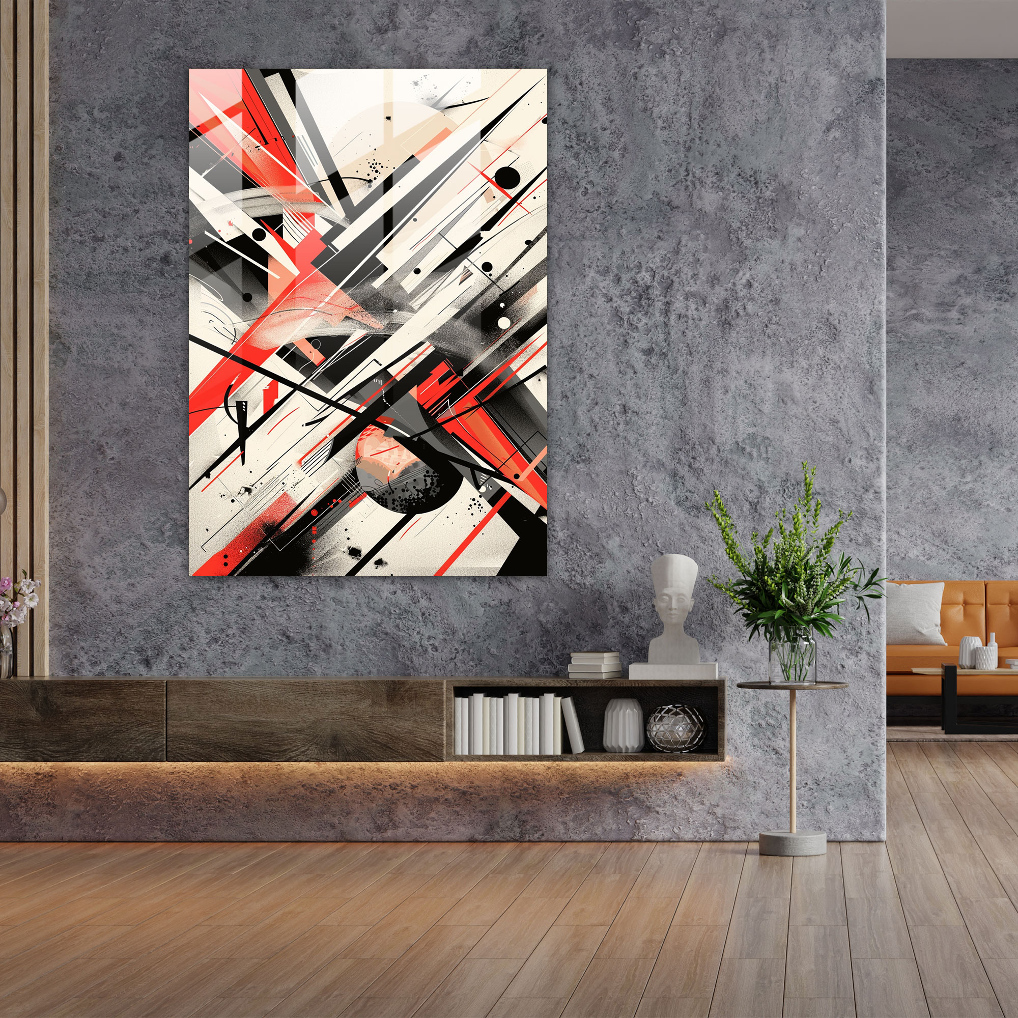 Futurism Wall Decoration - Futurism, Futurism Art Style, Glass Print, Glass Art