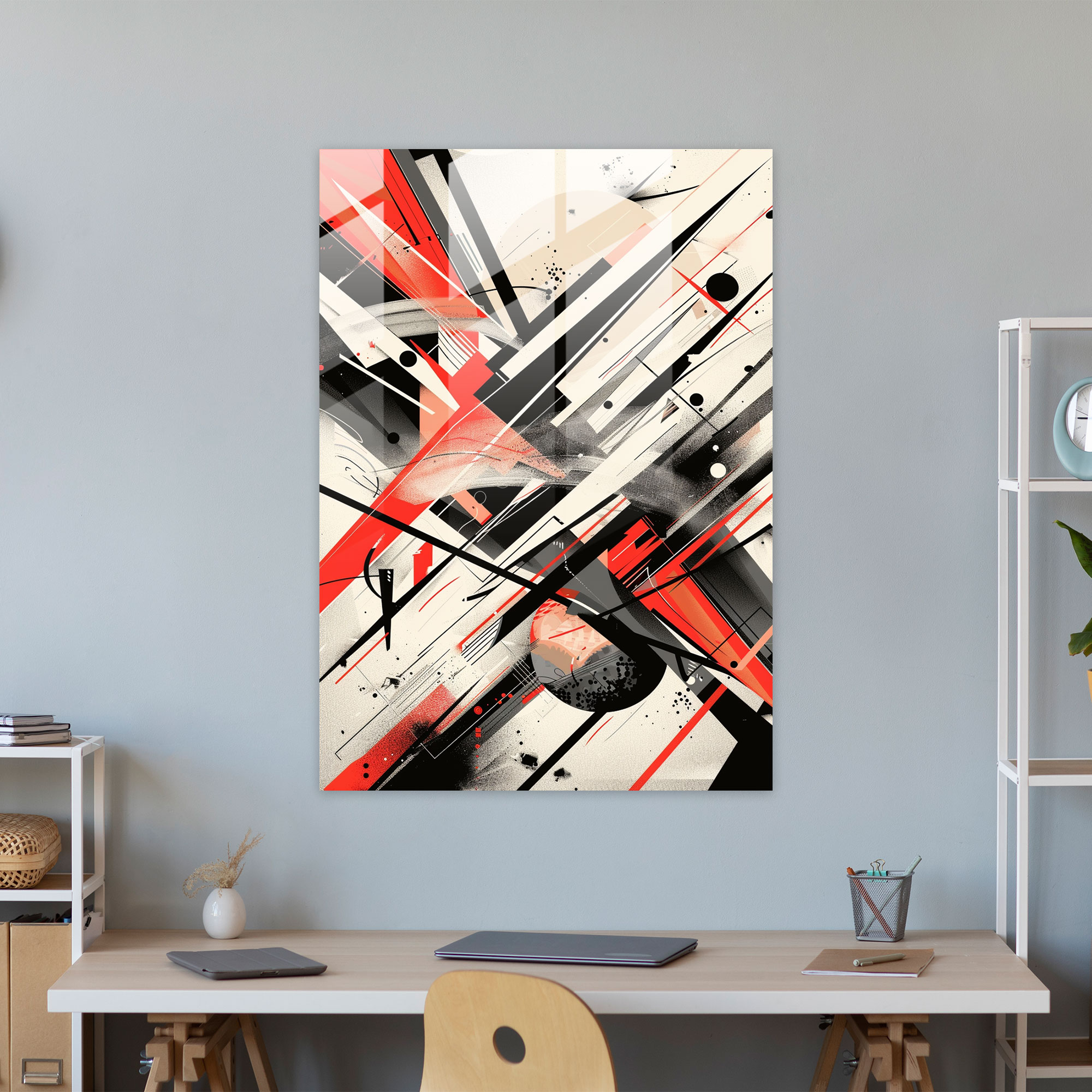 Futurism Wall Decoration - Futurism, Futurism Art Style, Glass Print, Glass Art