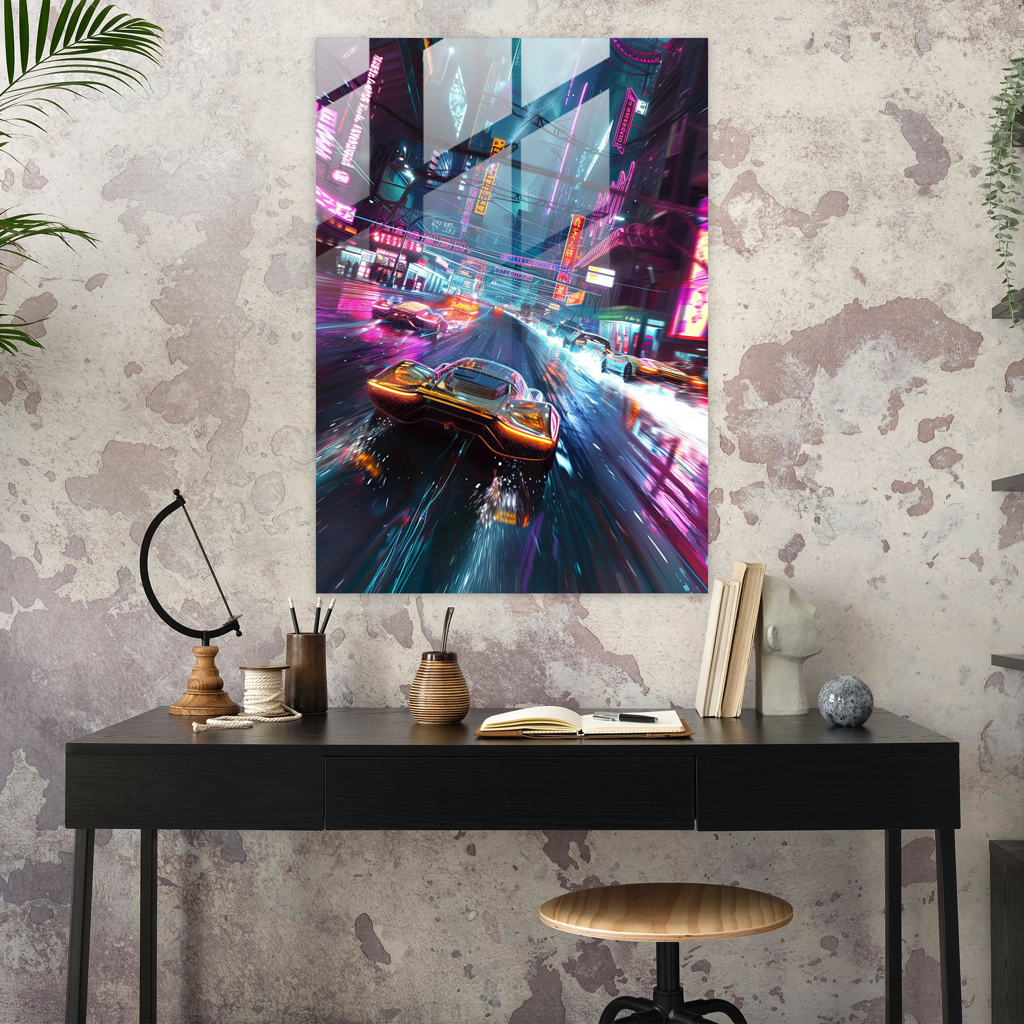 Futurism Glass Art - Futurism, Glass Art, Modern Art, Glass Wall Art