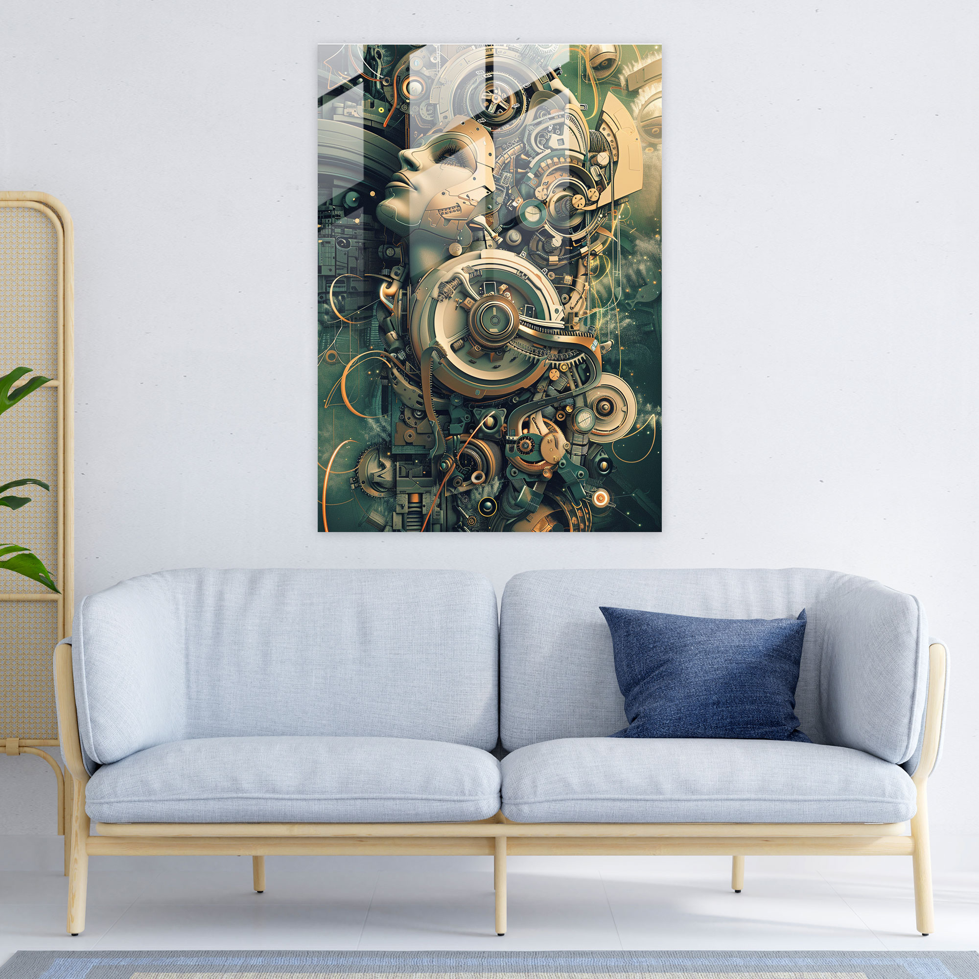 Futurism Modern Art - Futurism, Futurism Art Style, Glass Print, Modern Art