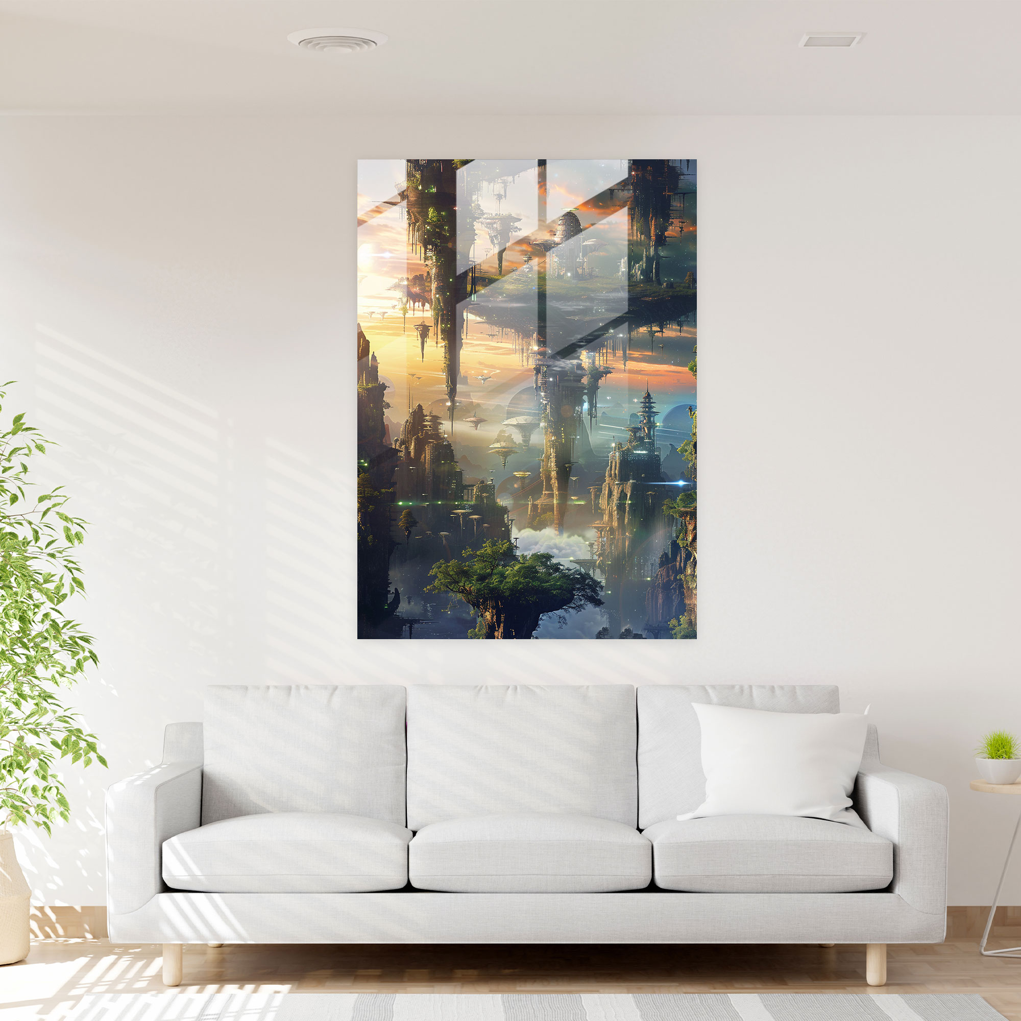 Futurism Glass Print - Futurism, Futurism Art Style, Glass Print, Home Decoration