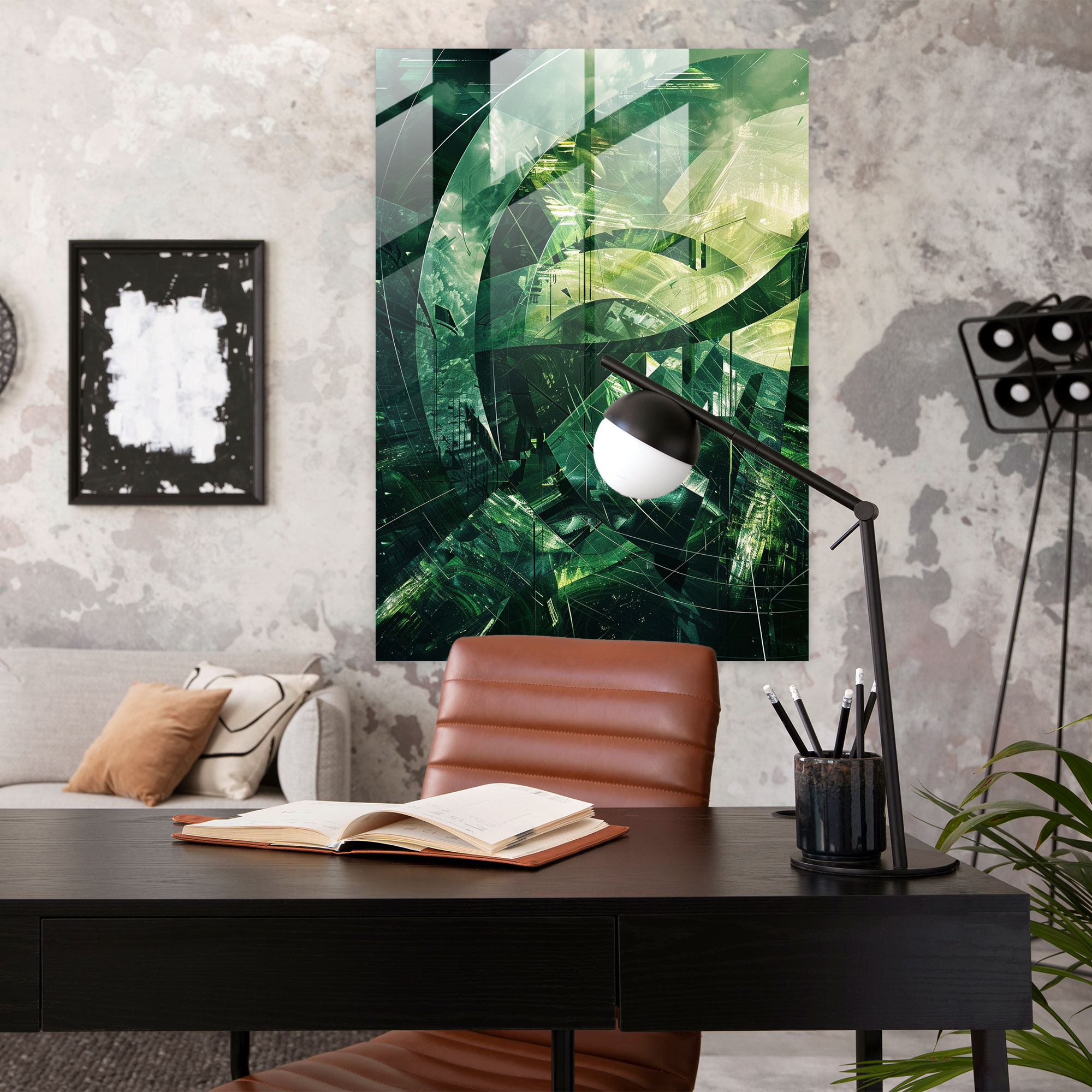 Futurism Wall Decoration - Futurism, Modern Art, Glass Print, Futurism Art Style