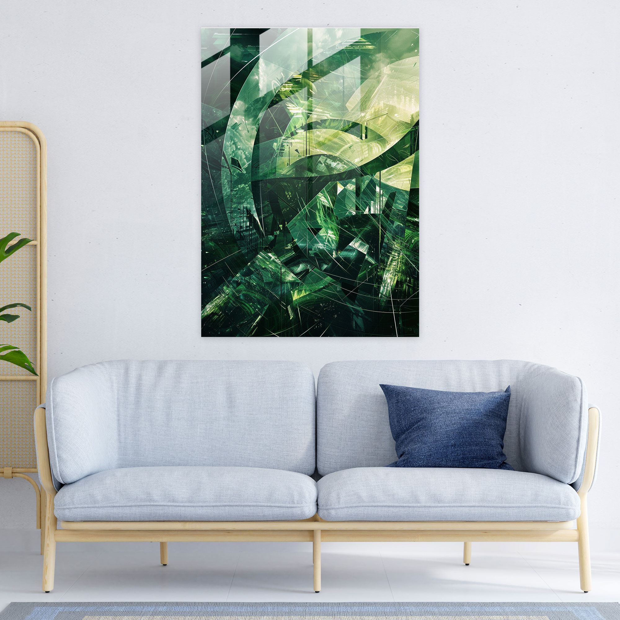Futurism Wall Decoration - Futurism, Modern Art, Glass Print, Futurism Art Style