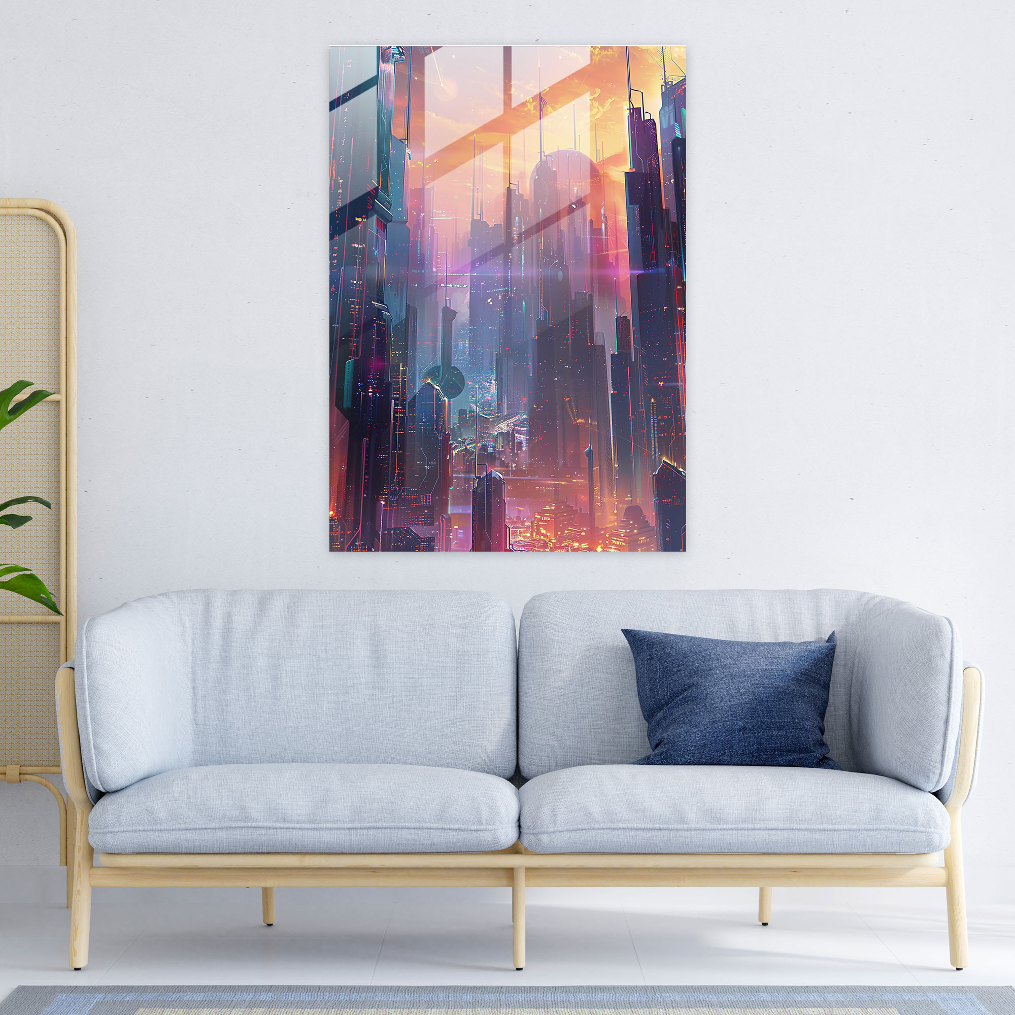 Futurism Glass Wall Art - Futurism, Modern Art, Futurism Art Style, Glass Print