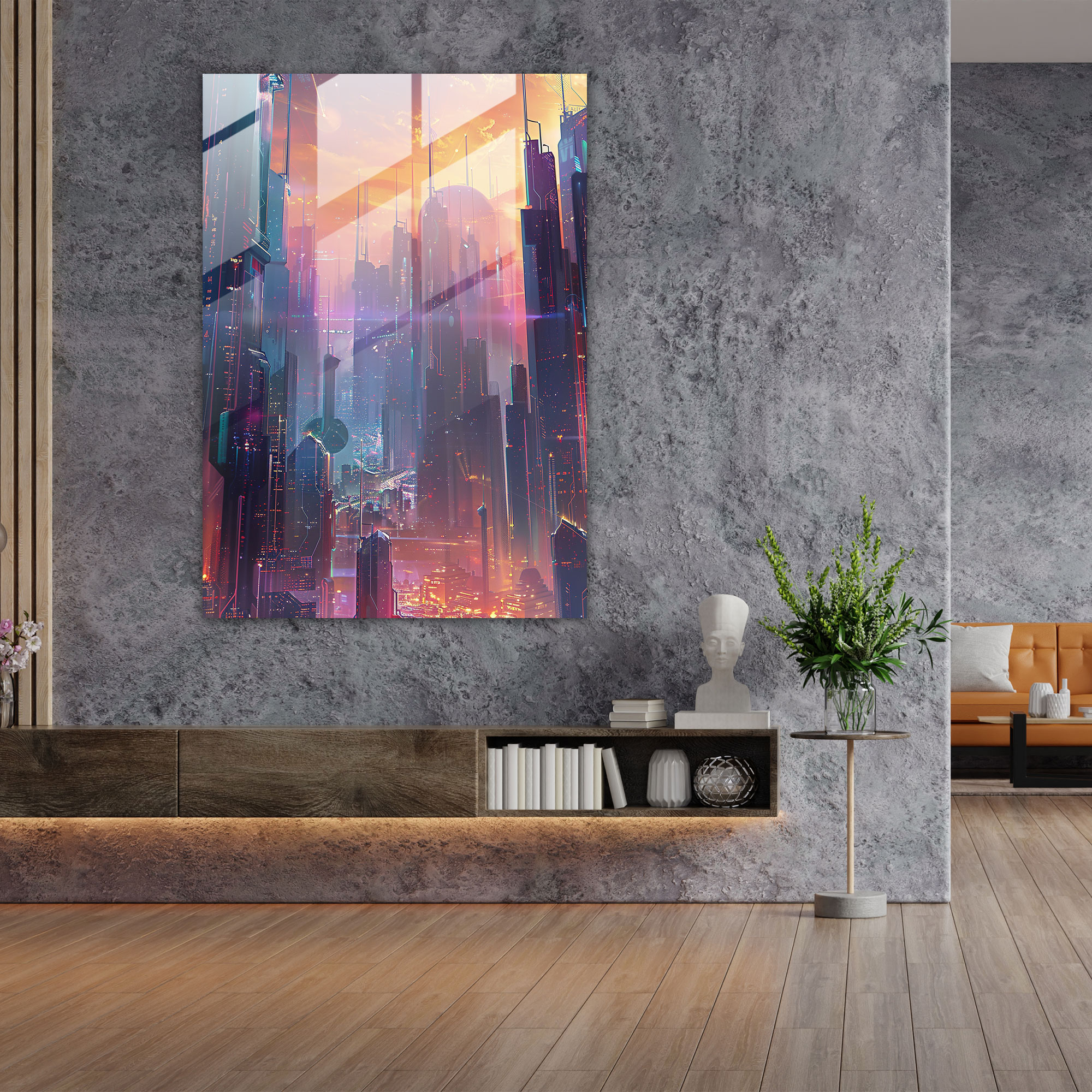 Futurism Glass Wall Art - Futurism, Modern Art, Futurism Art Style, Glass Print